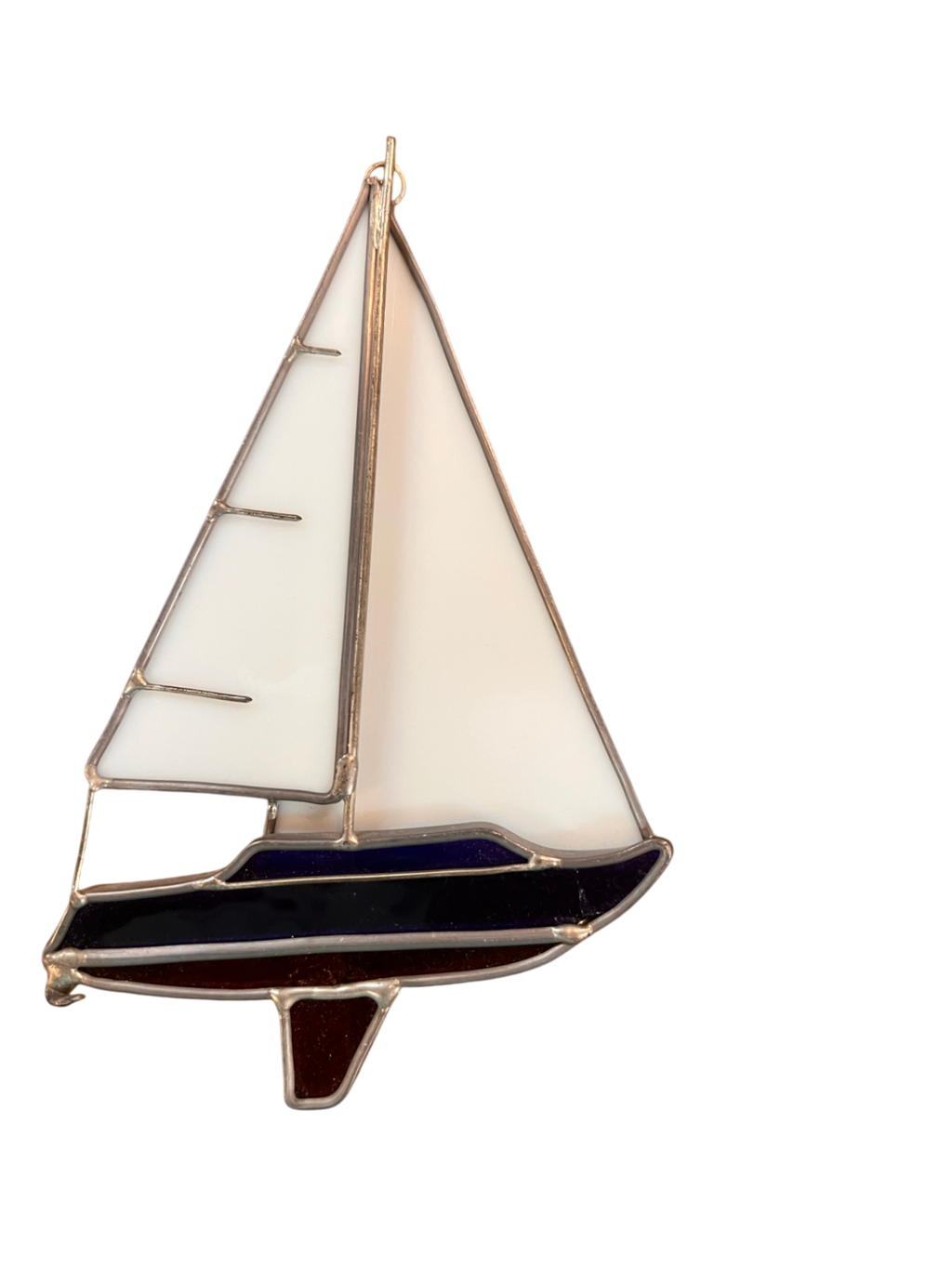 Sailboat Stained Glass Suncatcher