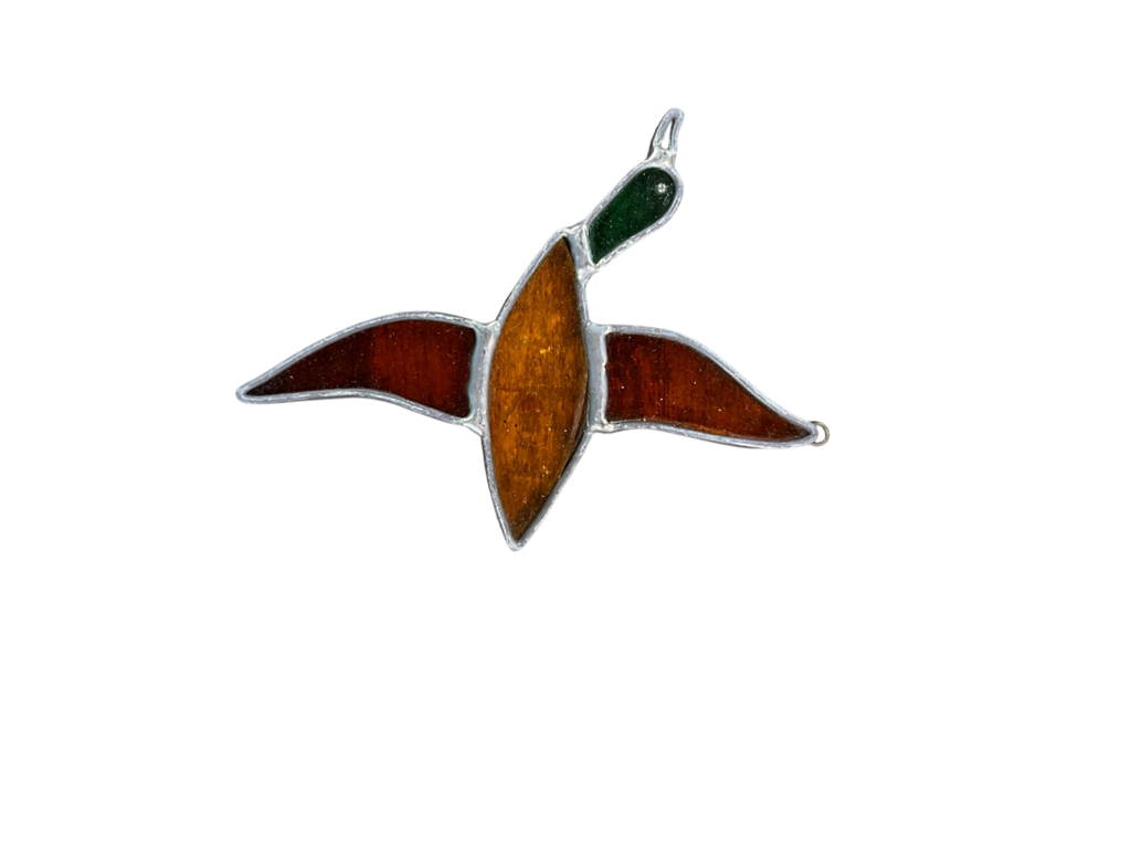 Stained Glass Duck suncatcher