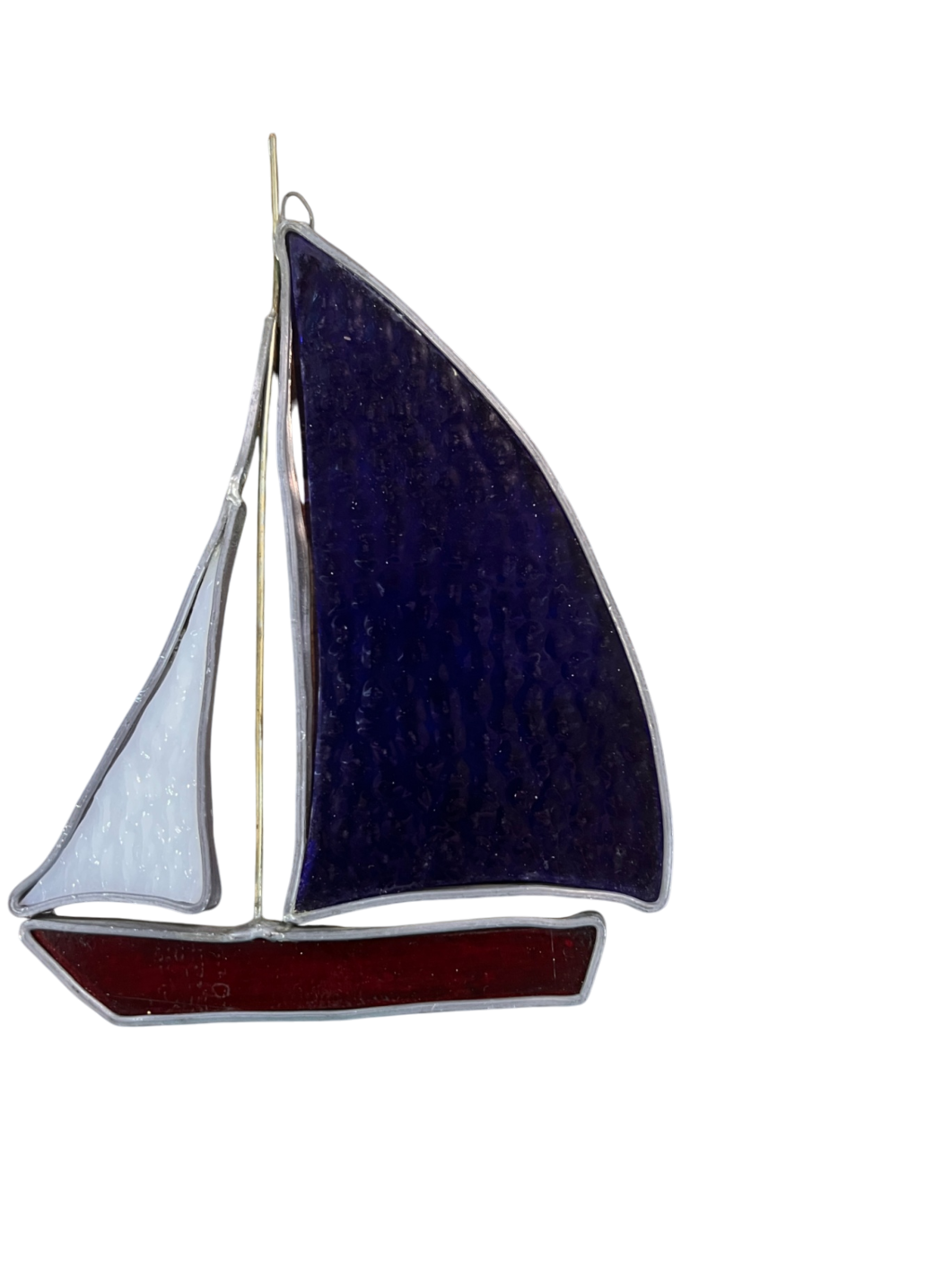 Sailboat Stained Glass Suncatcher