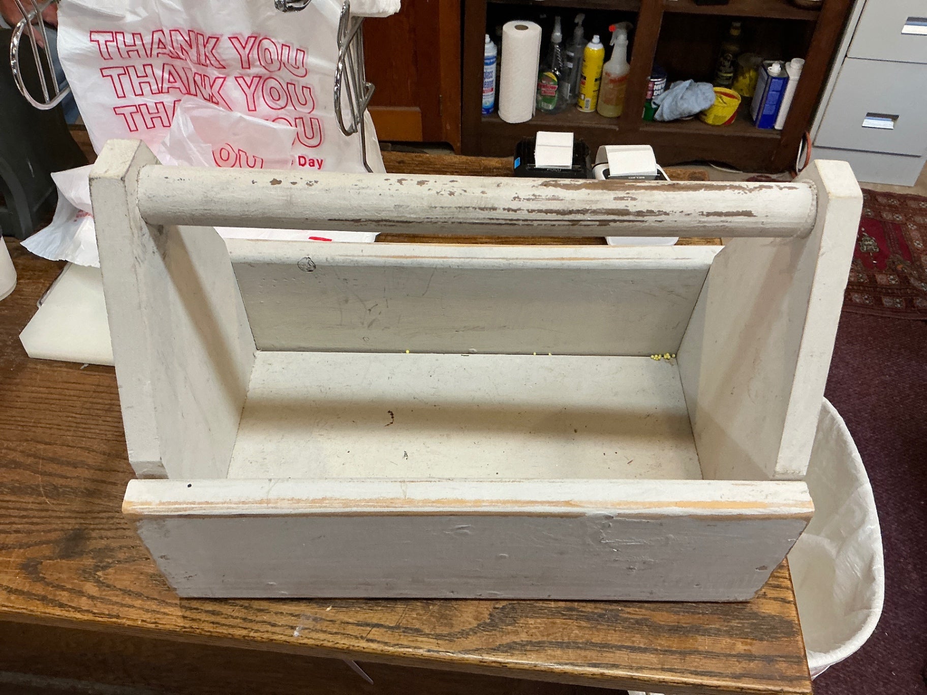 Decorative Wall Hanging White Wood