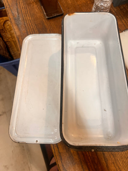 Vintage Enamelware Refrigerator Box – Norge Hydrovoir