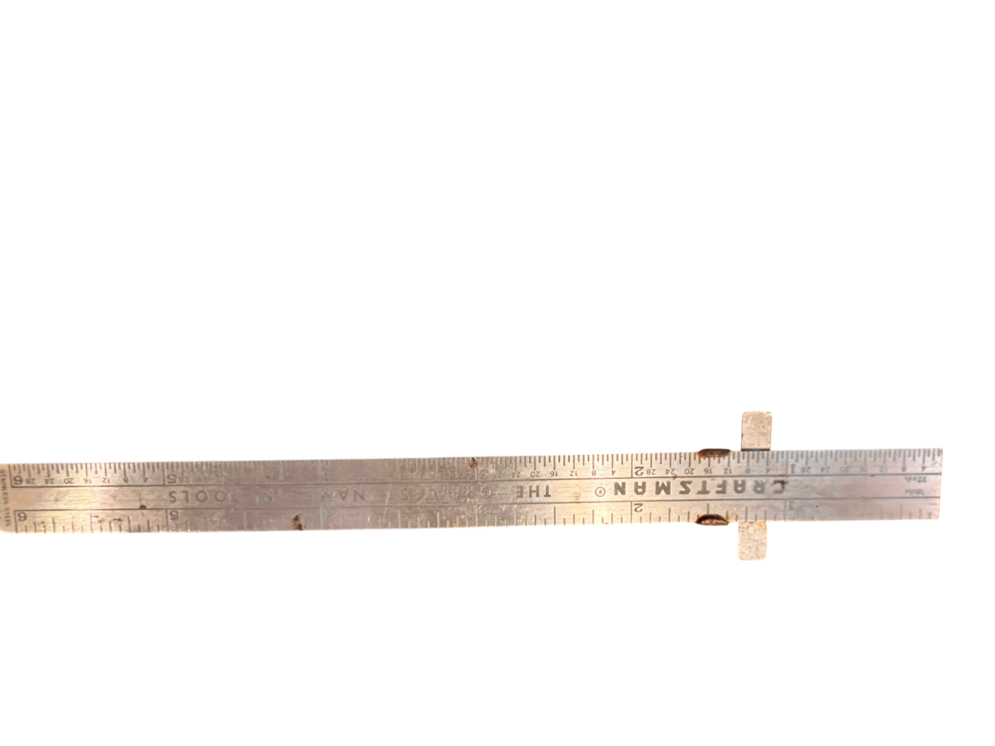 Vintage Craftsman No. 4015 Center Finder / Steel Rule (6" Slide Rule)
