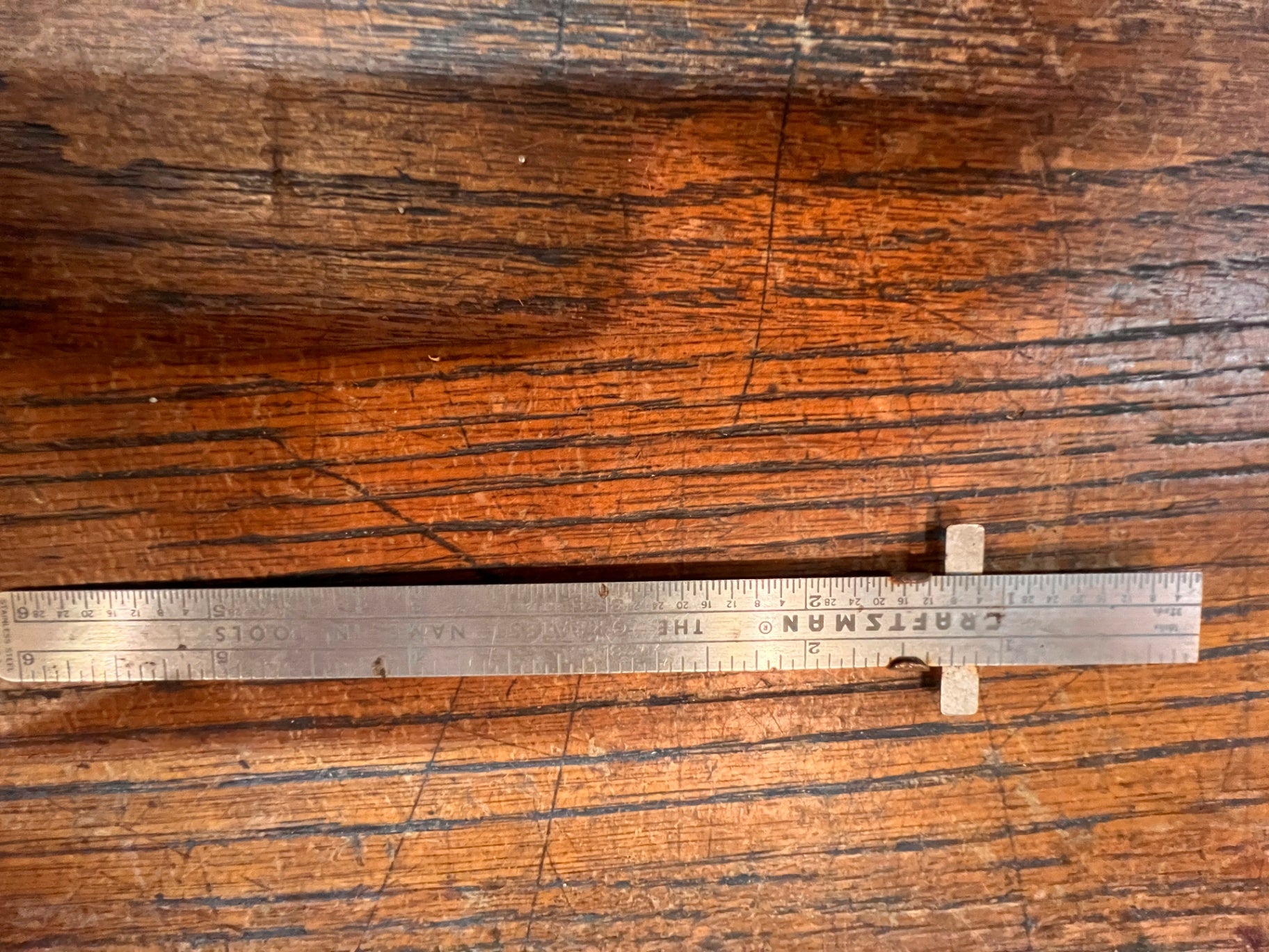 Vintage Craftsman No. 4015 Center Finder / Steel Rule (6" Slide Rule)