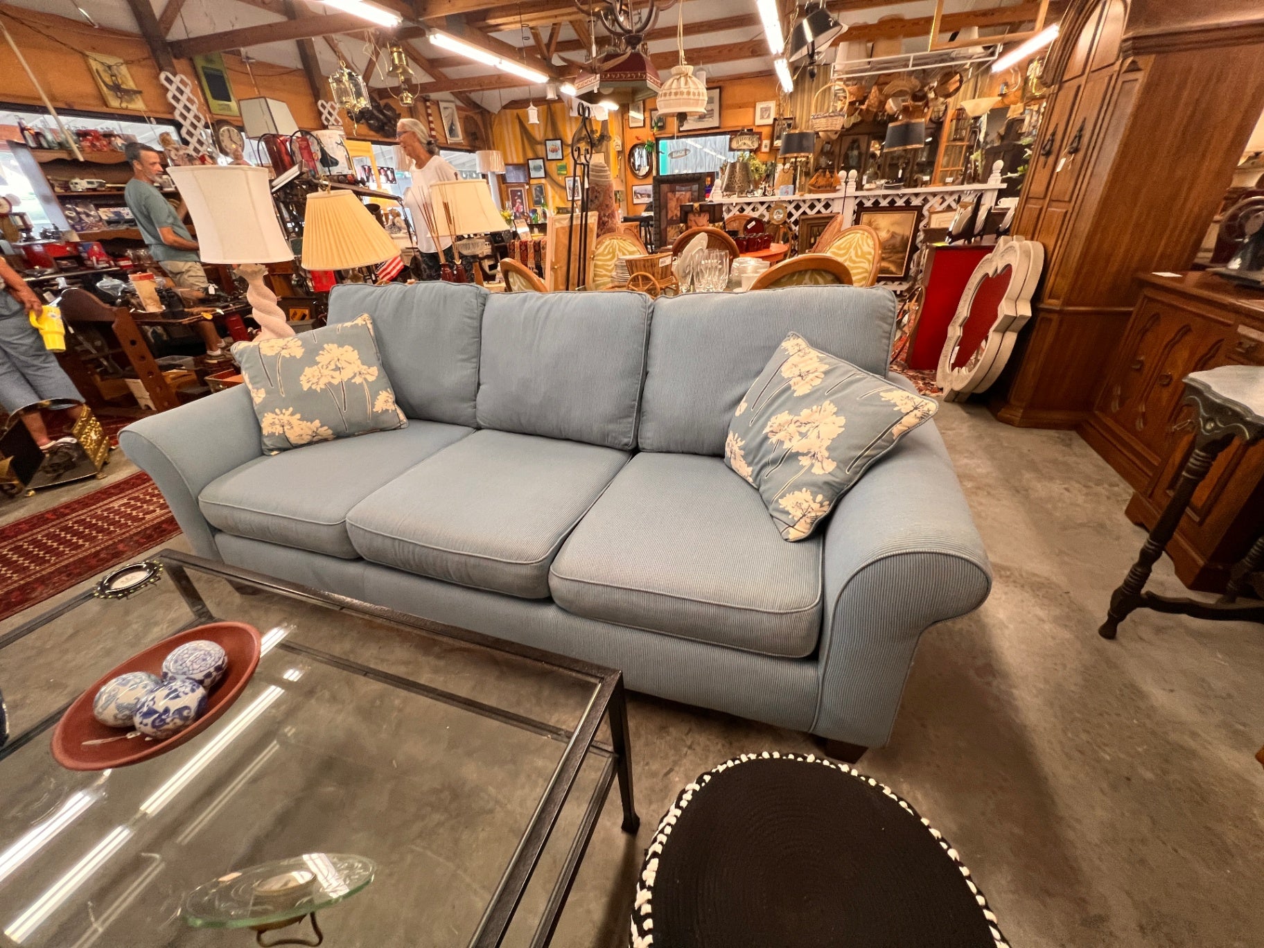 Sofa Light Gray Fabric