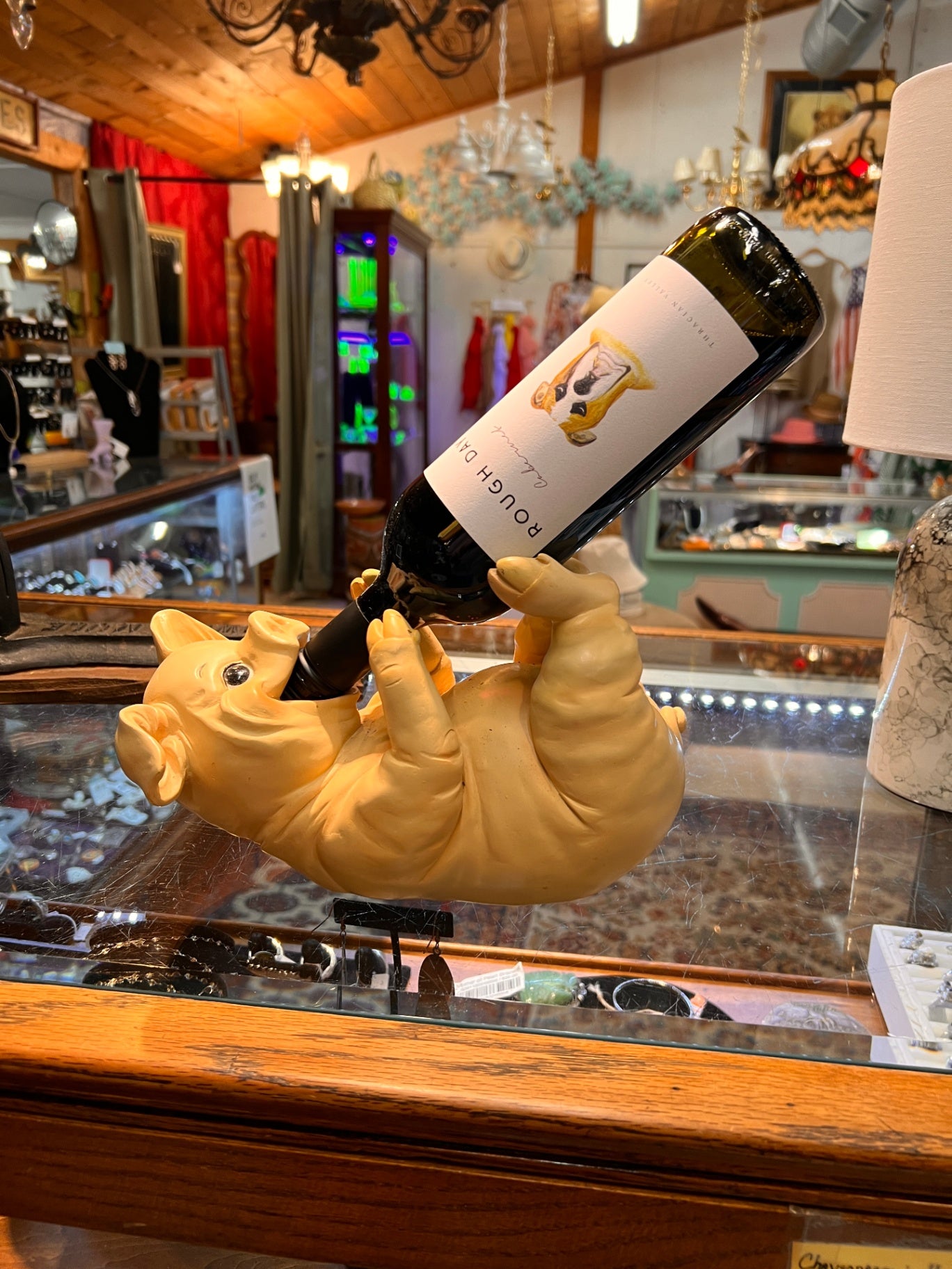 Pig Wine Bottle Holder