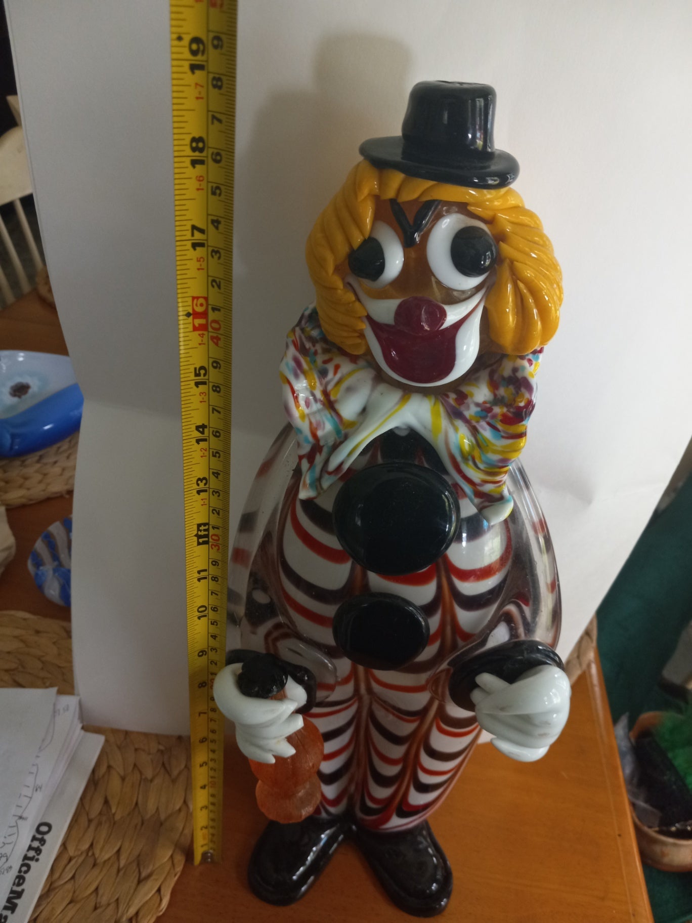 Murano glass clown dsc