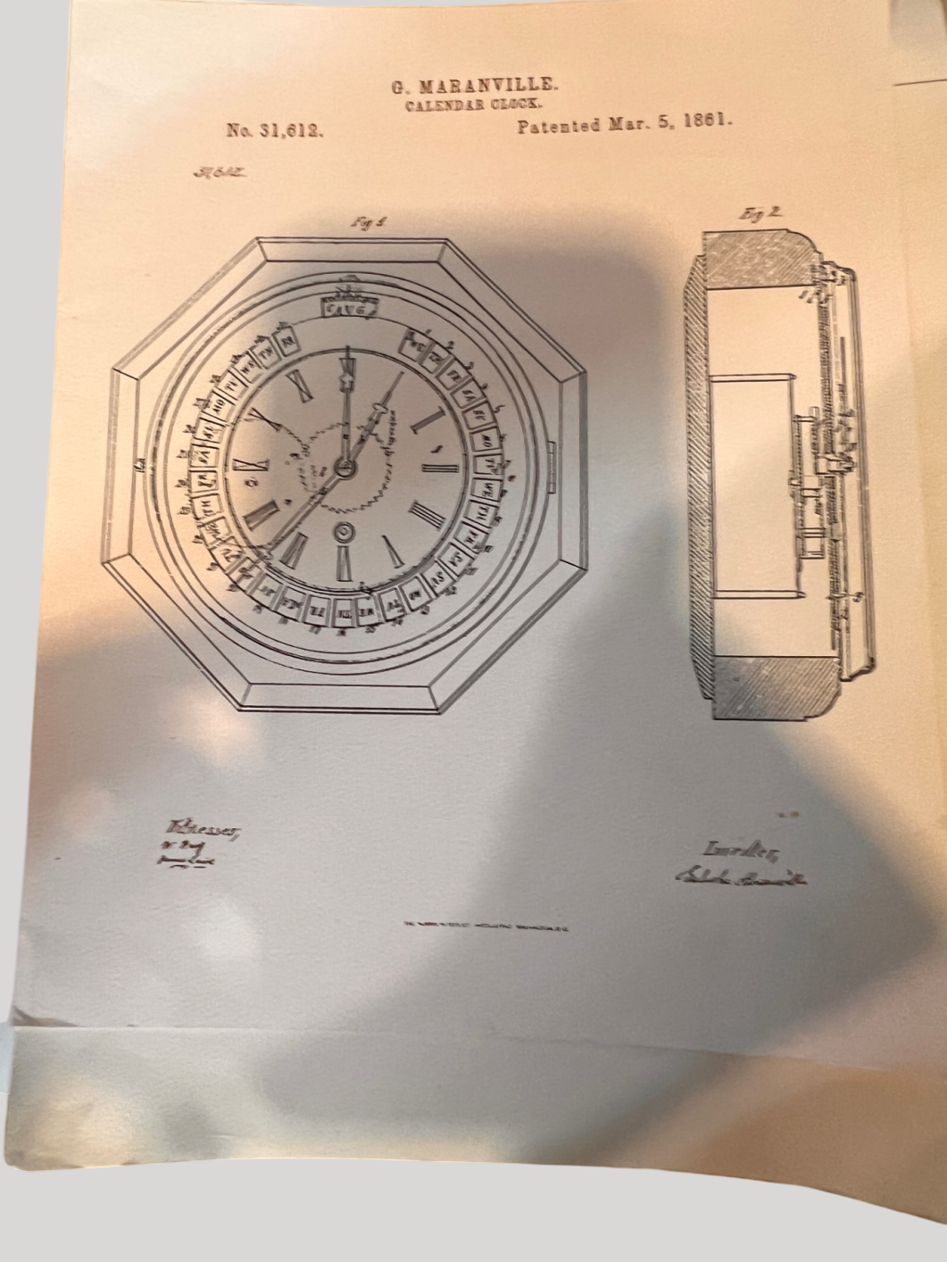 The Maranville Clock by Bristol Clockworks – Limited Edition Calendar Wall Clock (#0436 of 2000)