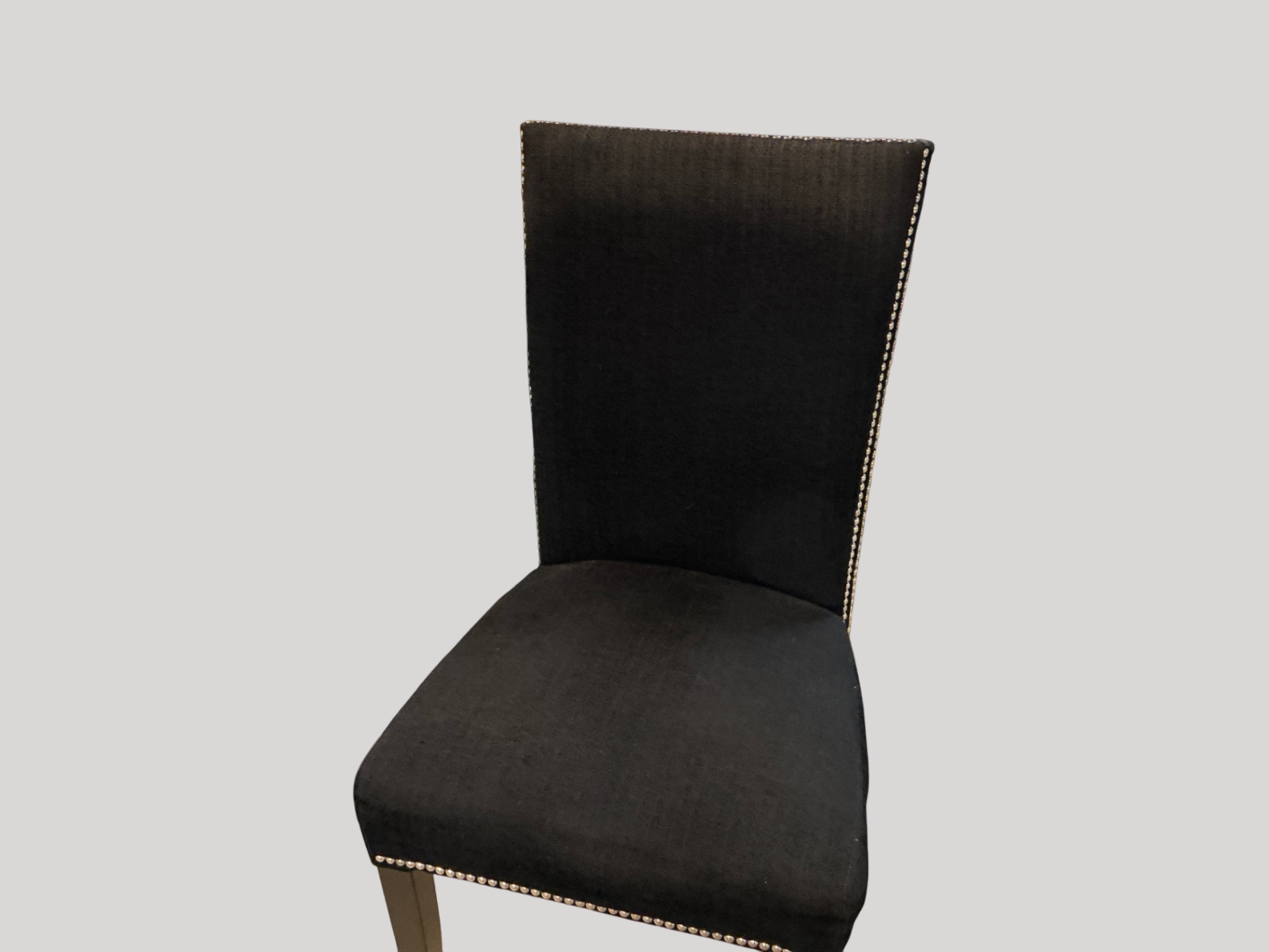 Black Upholstered fabric Furniture chair