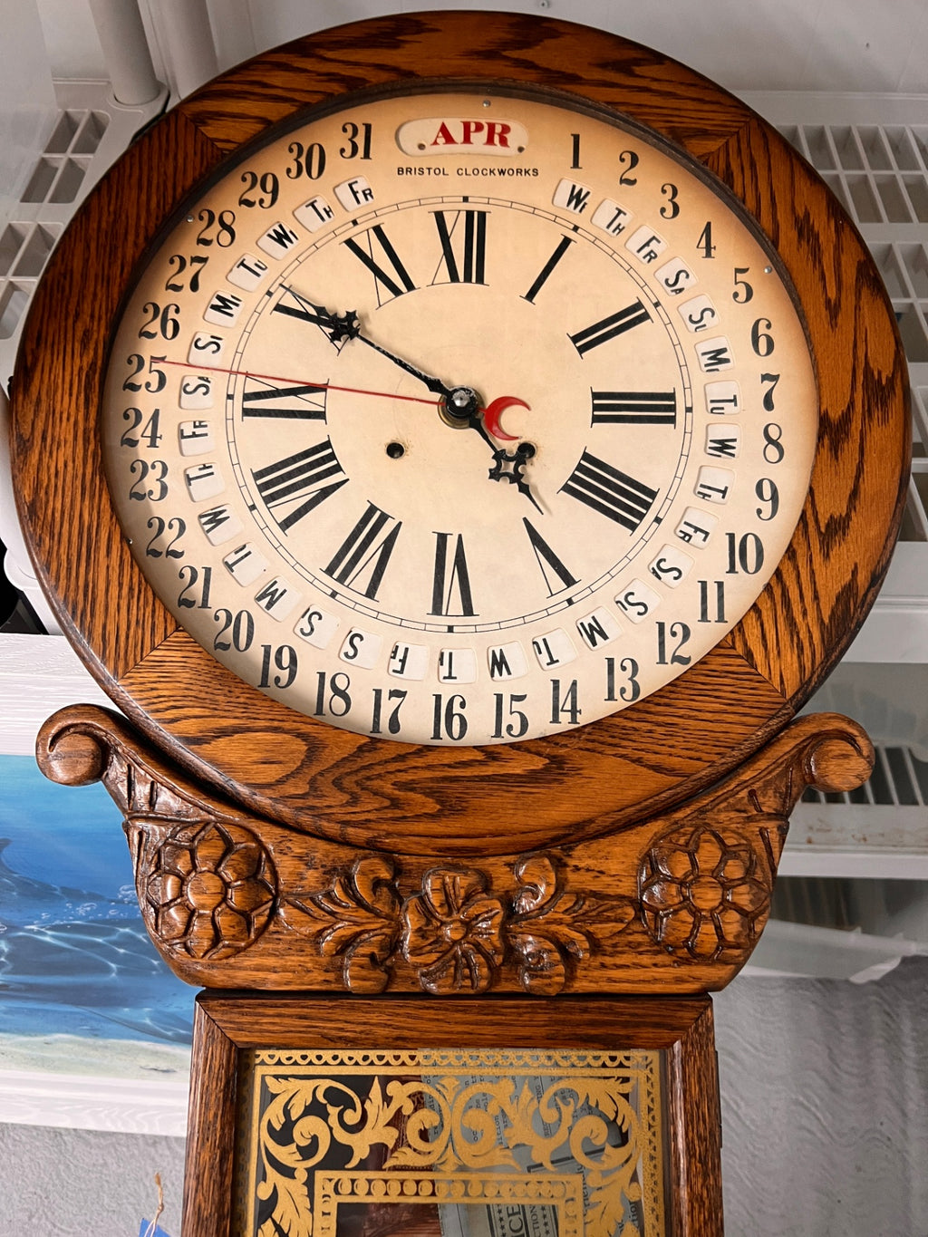 The Maranville Clock by Bristol Clockworks – Limited Edition Calendar Wall Clock (#0436 of 2000)