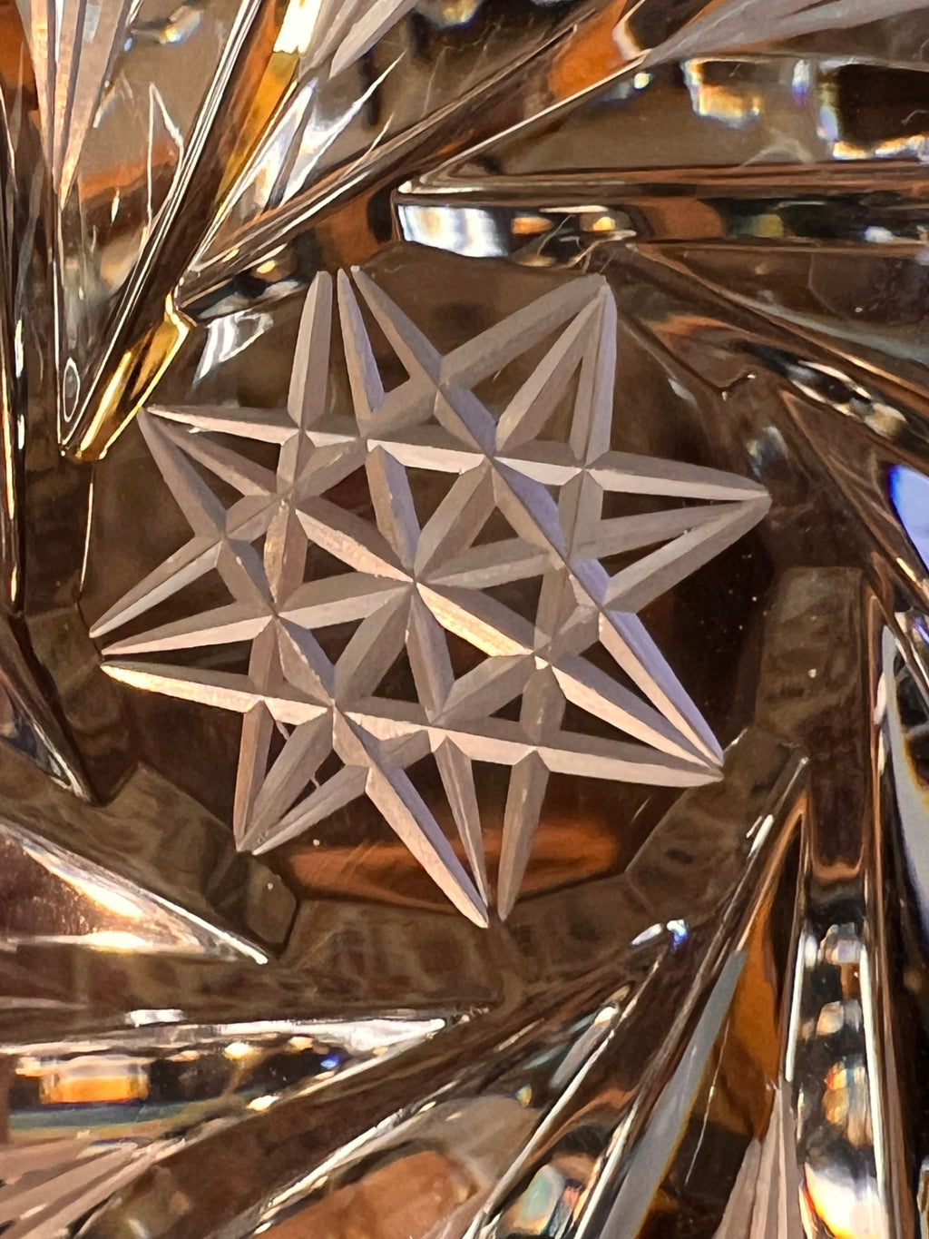 Clear Cut glass Decorative crystal Bowl