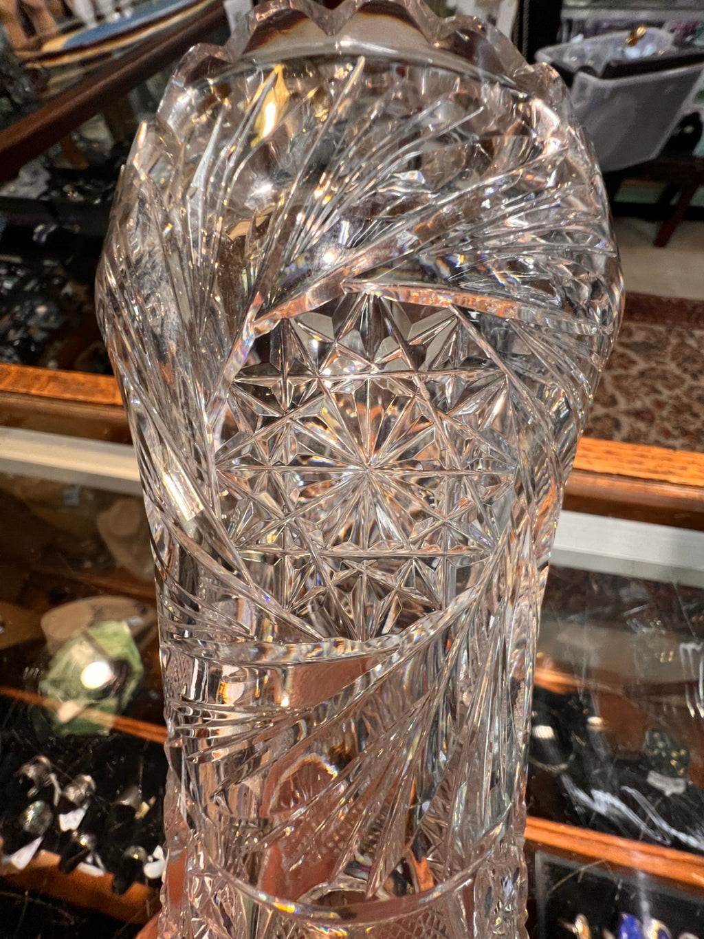 Clear Crystal Decorative Crystal Vase