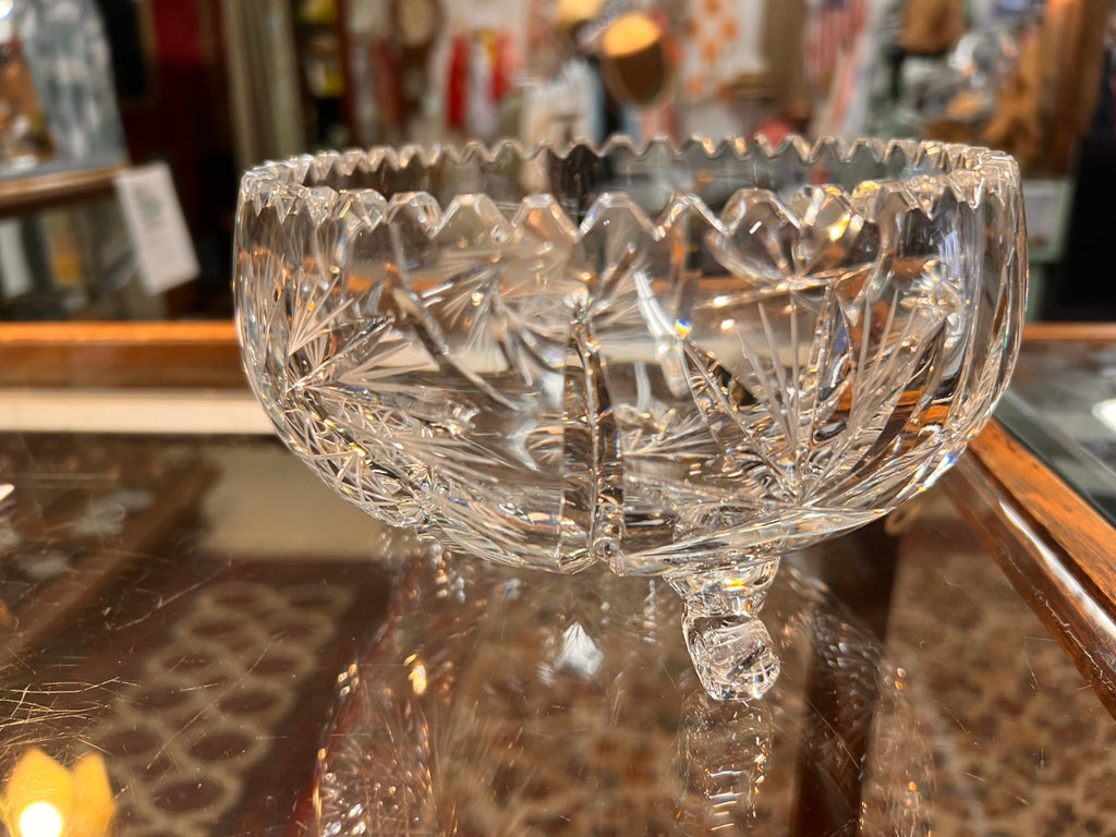 Clear Cut glass Decorative crystal Bowl