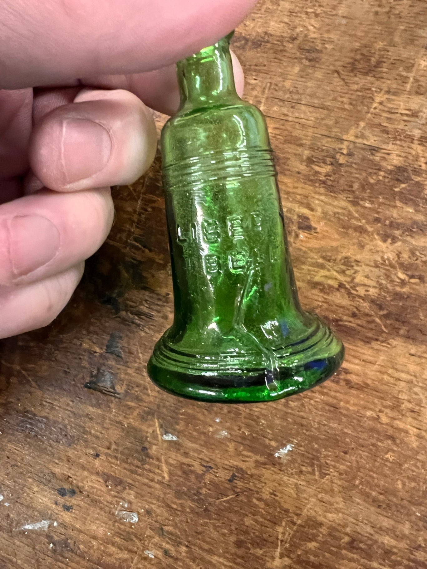 Green Glass Liberty Bell