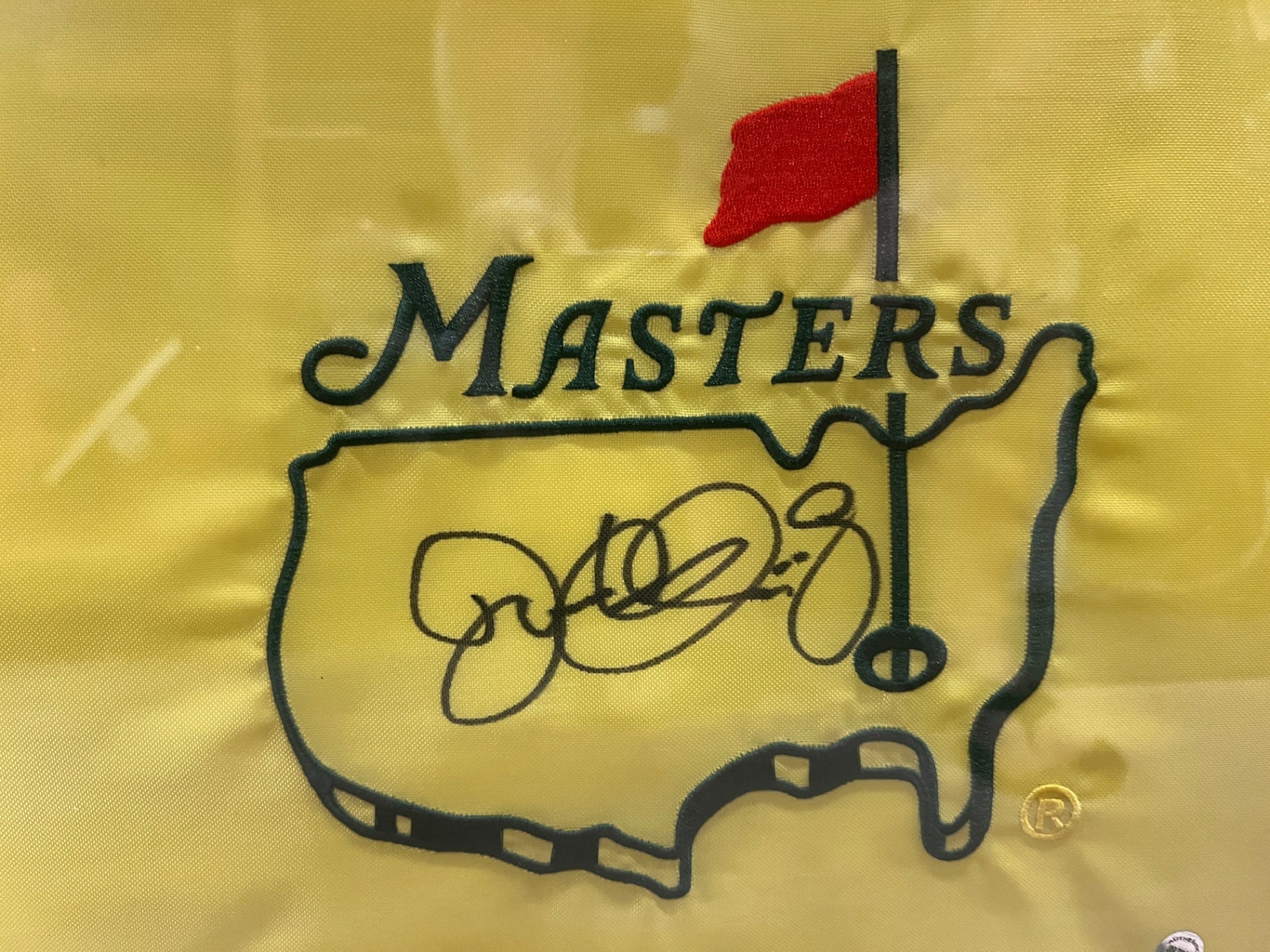 Rory McIlroy – Career Grand Slam Masters Flag – Authenticated & Framed