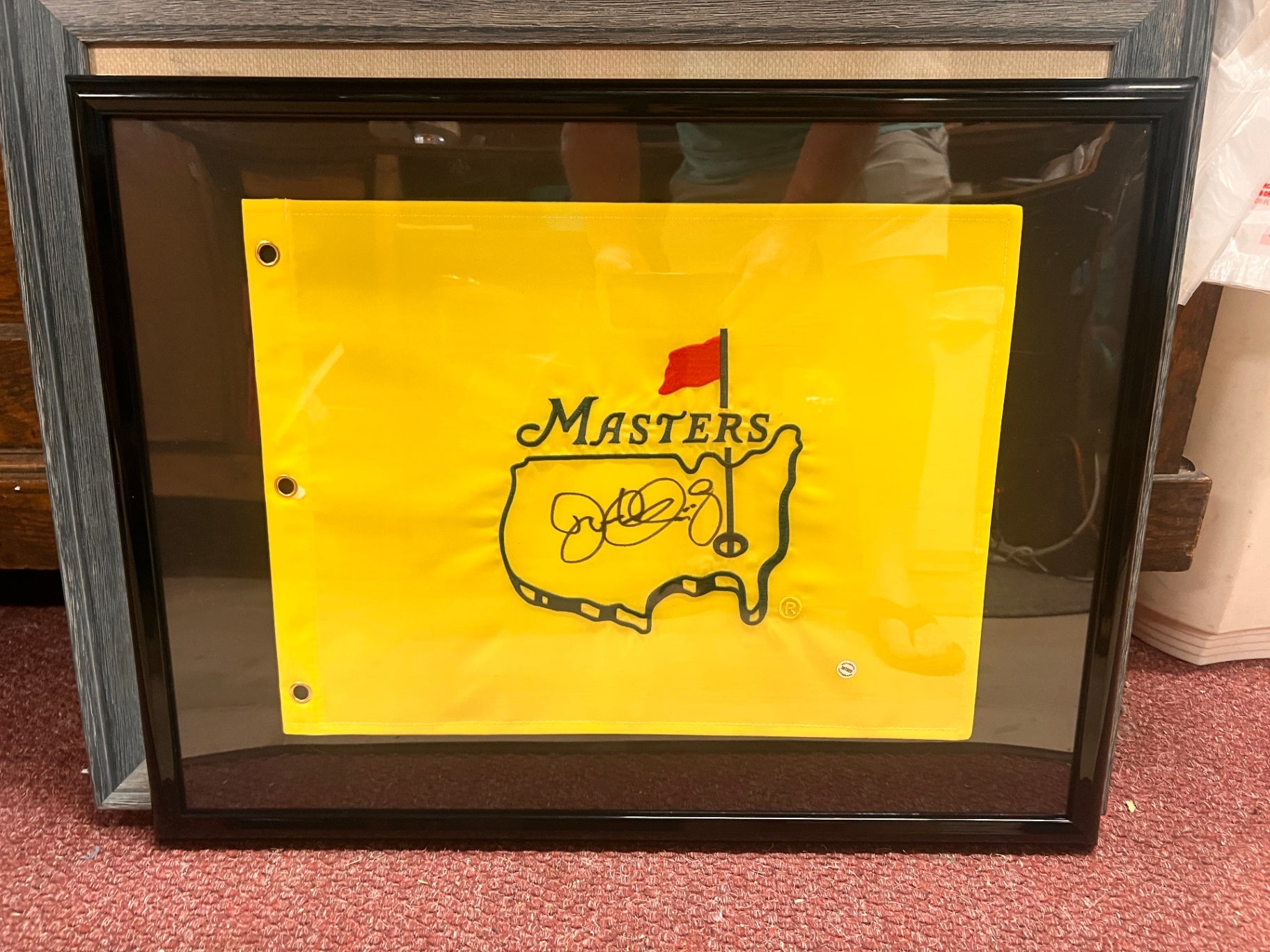 Rory McIlroy – Career Grand Slam Masters Flag – Authenticated & Framed