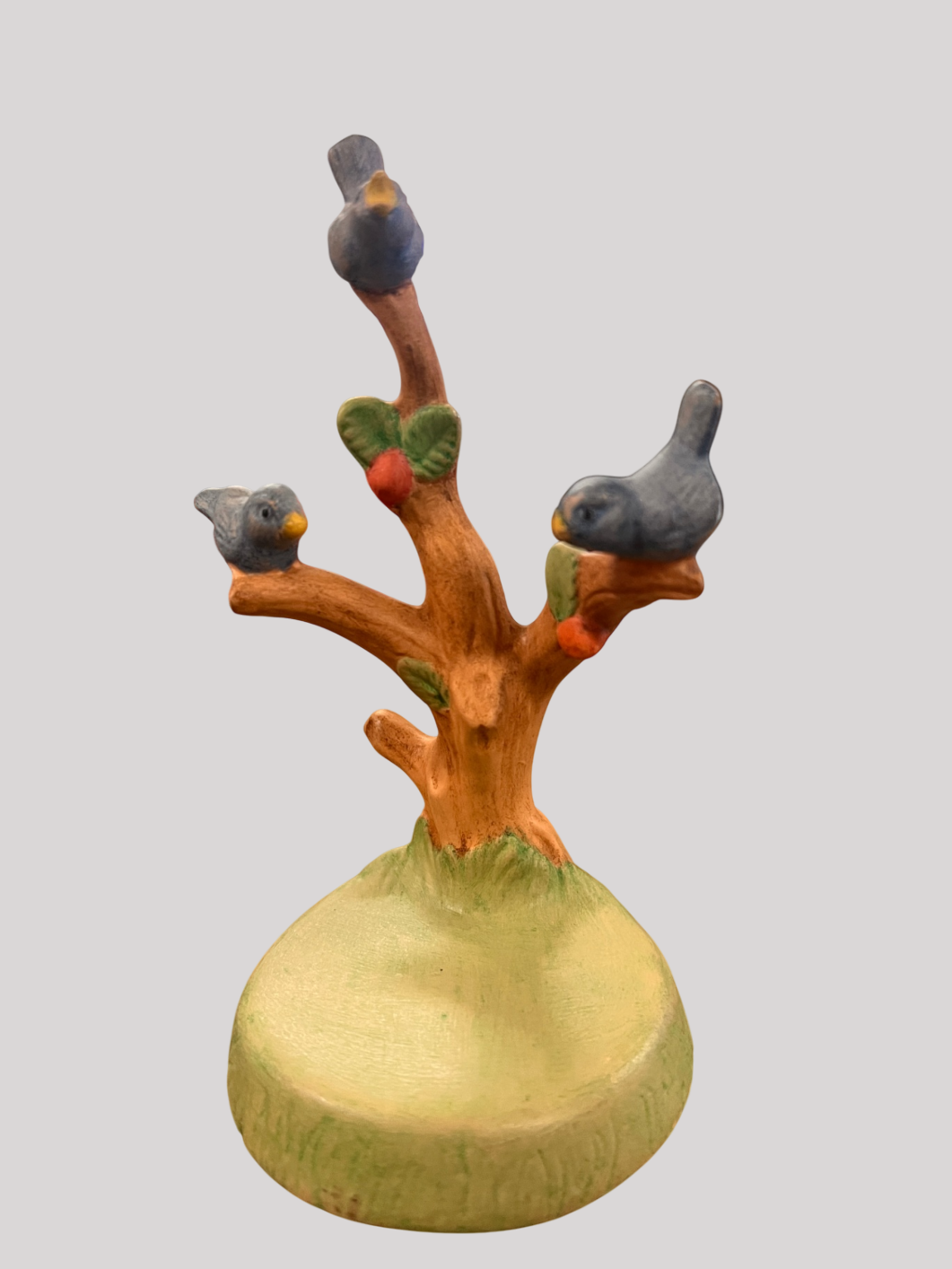 Blue Bird Multi-color Ceramic Decorative Figurine