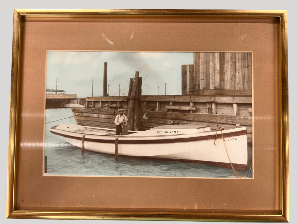 Early 1900s Hand-Colored Nautical Photographs – New York / New Jersey Harbor Scenes