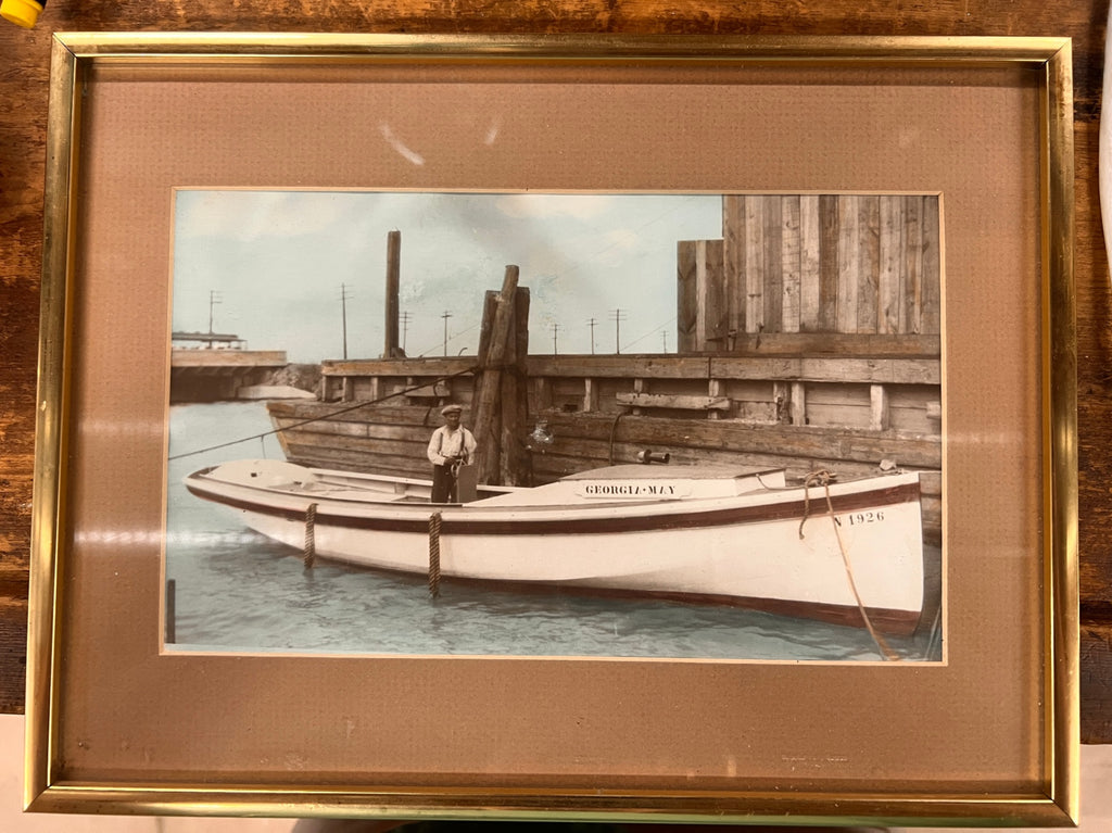 Early 1900s Hand-Colored Nautical Photographs – New York / New Jersey Harbor Scenes