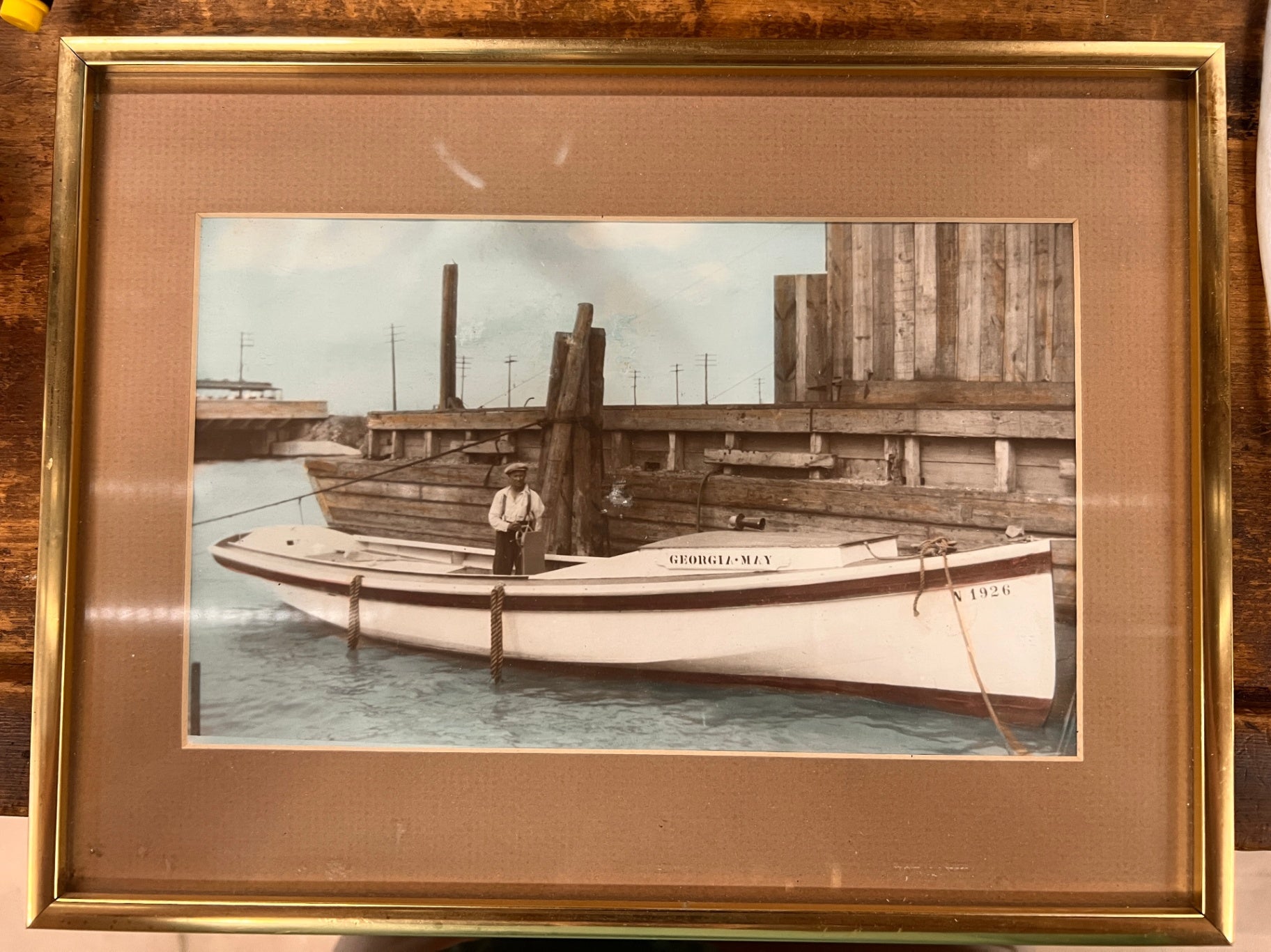 Early 1900s Hand-Colored Nautical Photographs – New York / New Jersey Harbor Scenes