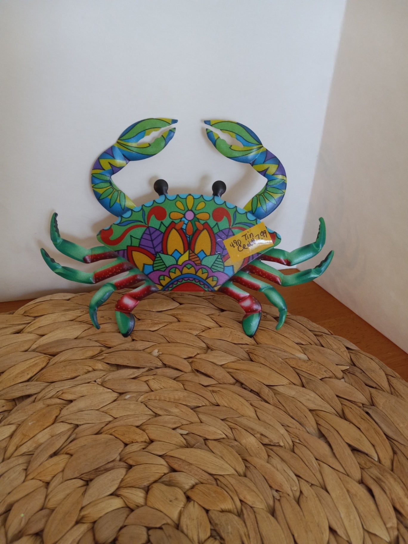 Crab Tin Sign dsc