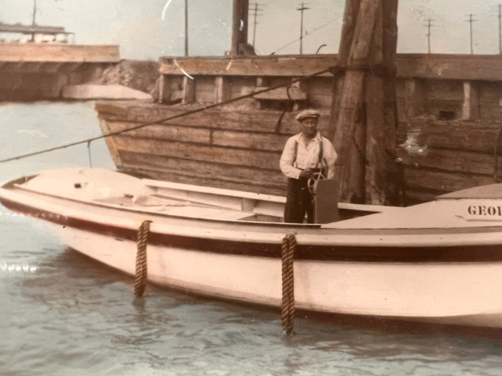 Early 1900s Hand-Colored Nautical Photographs – New York / New Jersey Harbor Scenes