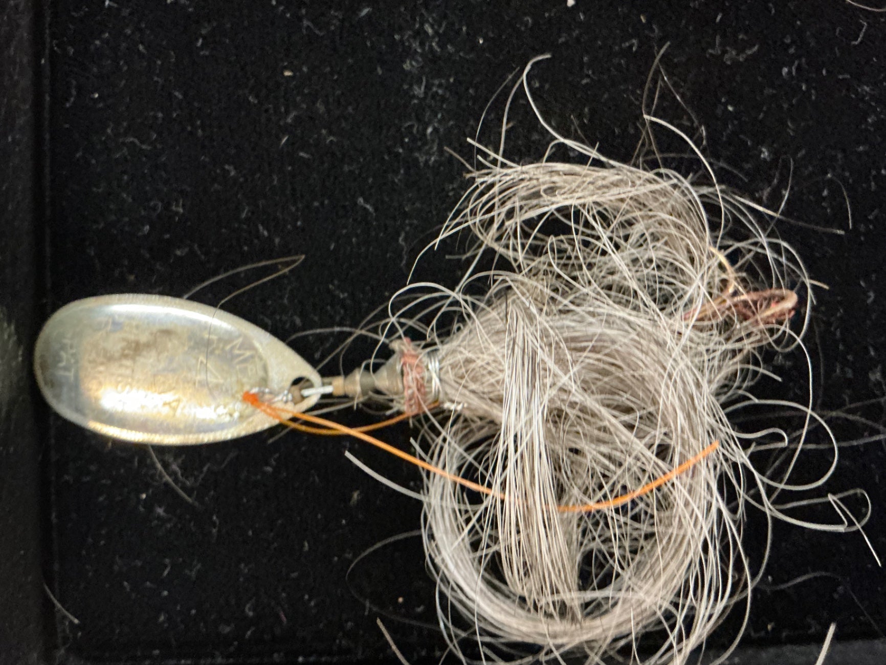 Mepps Aglia Spinner – Size 3 – Dressed Treble – White Bucktail