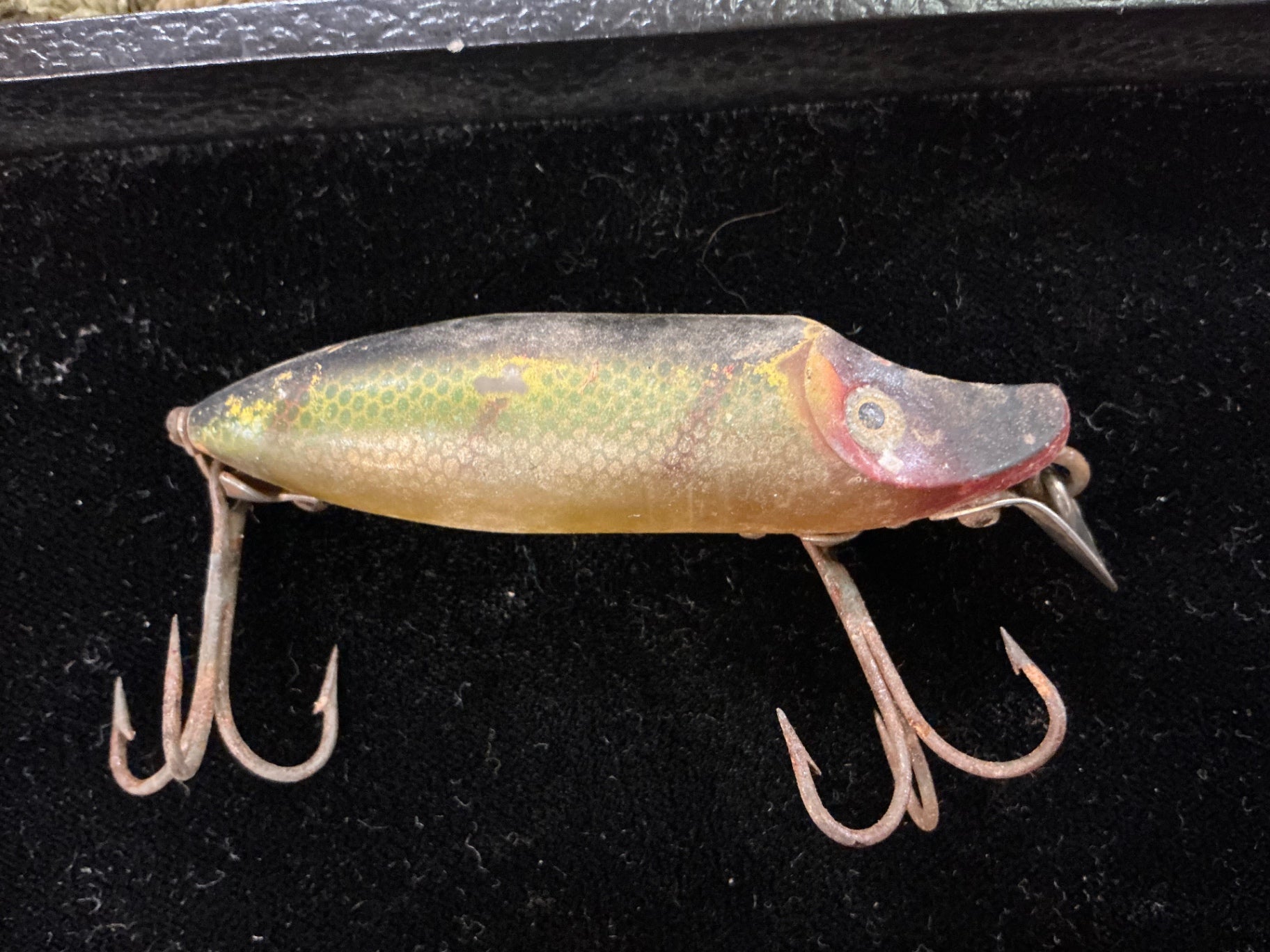 Vintage South Bend Bass-Oreno – Perch Finish – 1940s