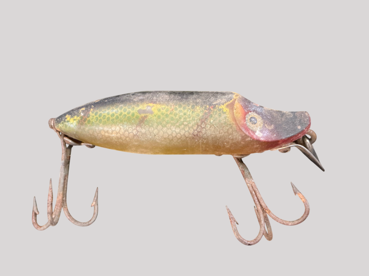 Vintage South Bend Bass-Oreno – Perch Finish – 1940s