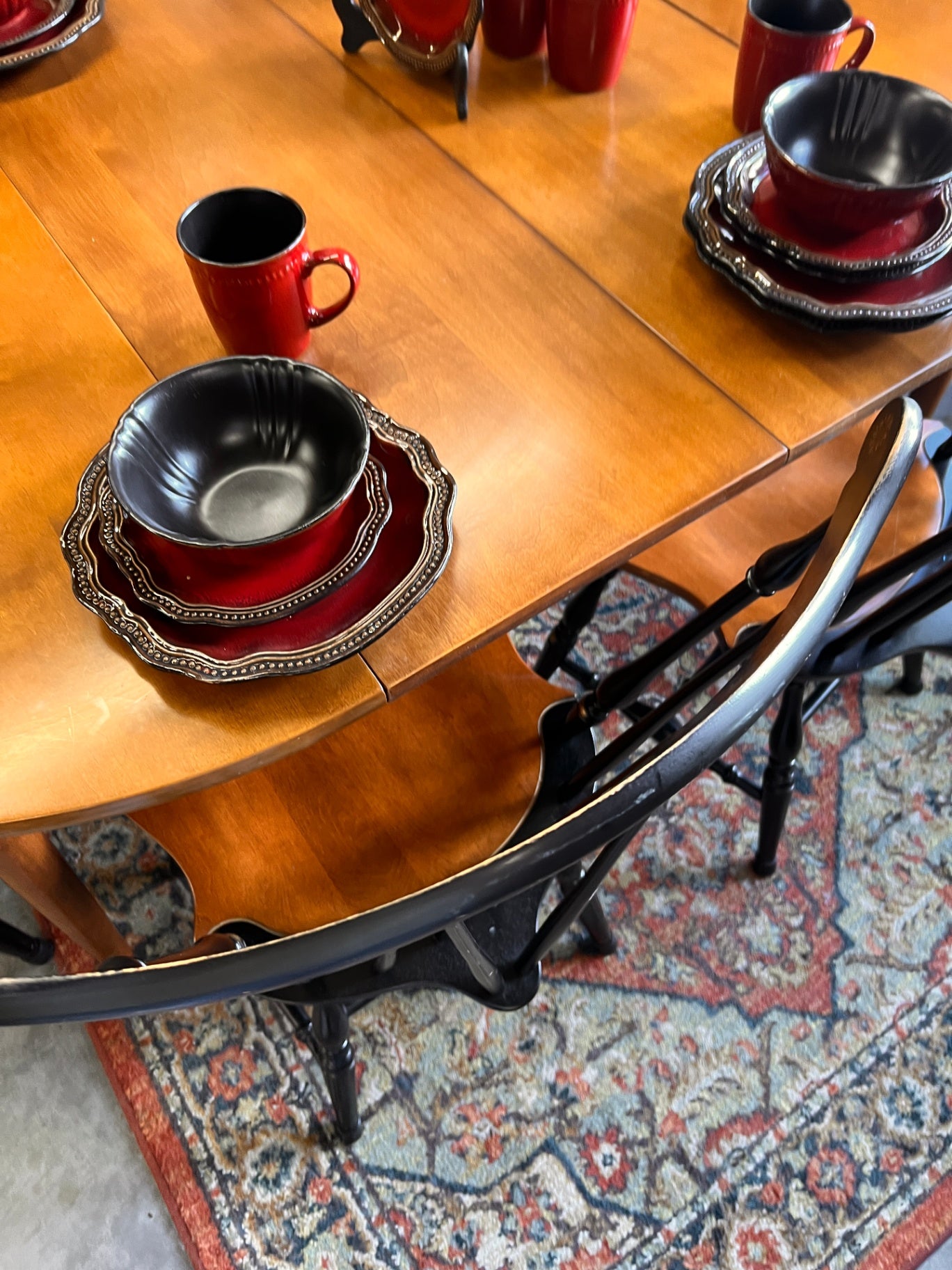 Hitchcock Table With 6 Chairs