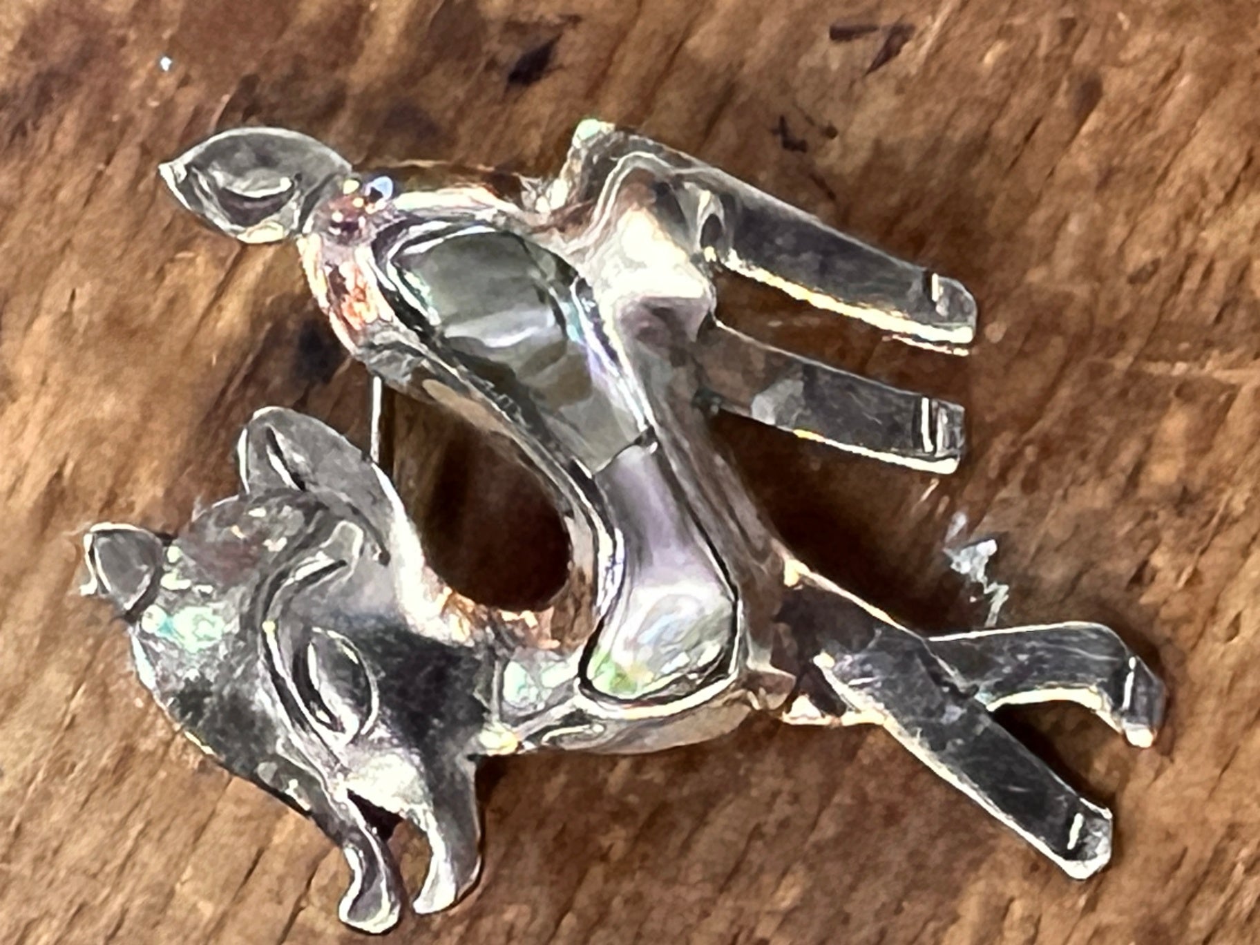 Abalone and Sterling Deer