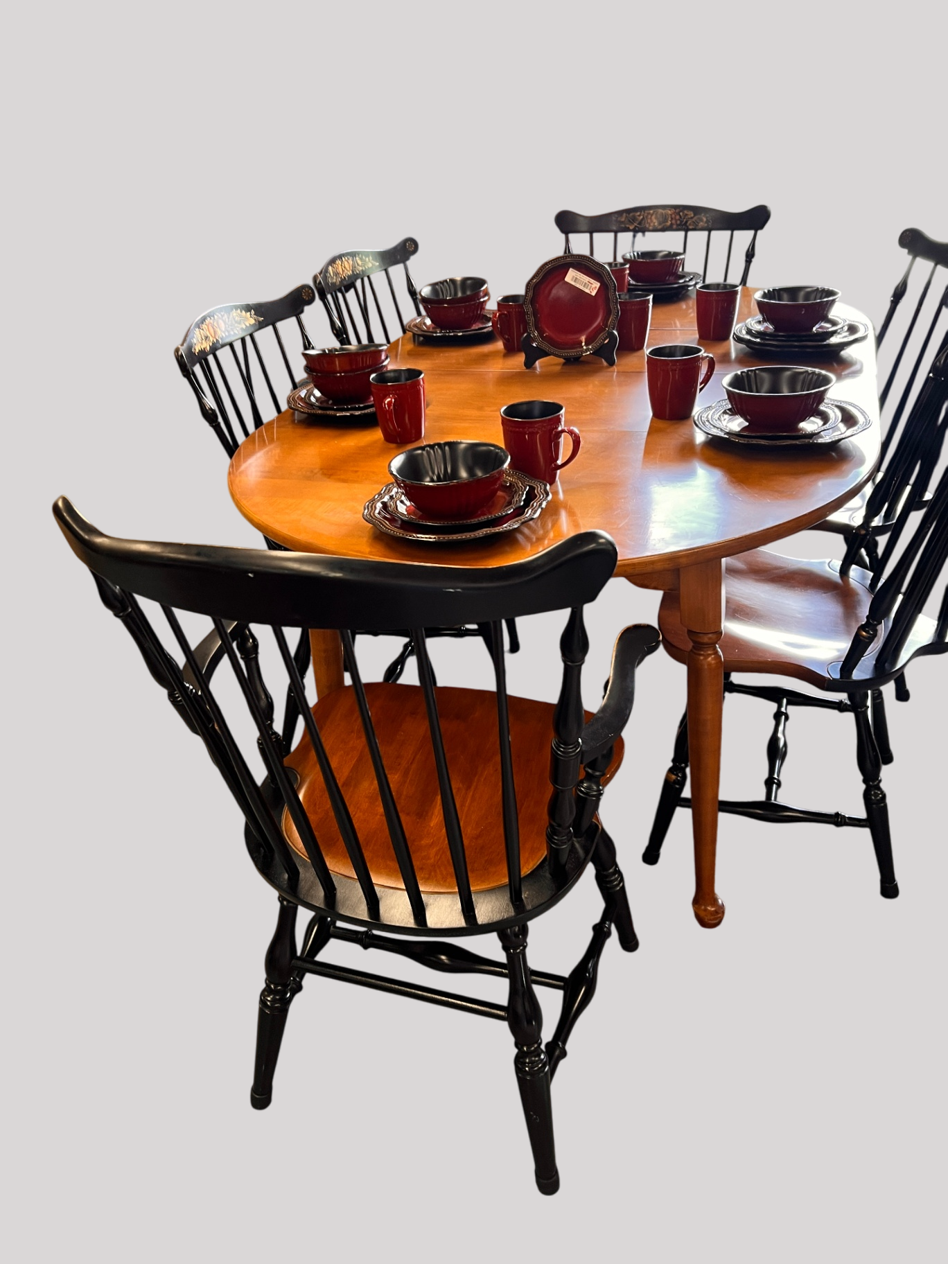 Hitchcock Table With 6 Chairs