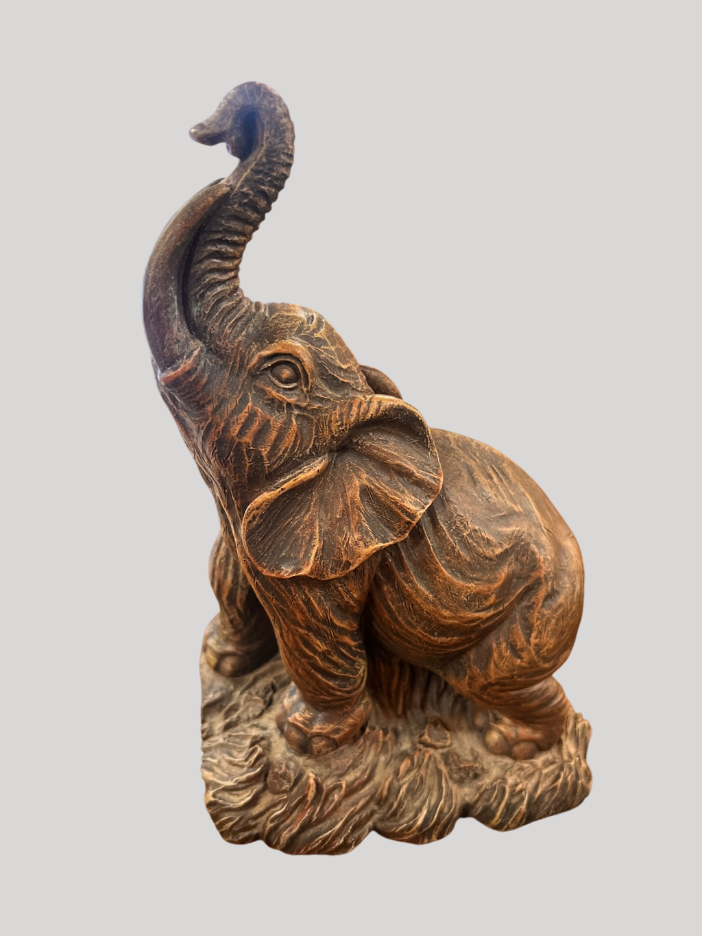 Composite Elephant Sculpture
