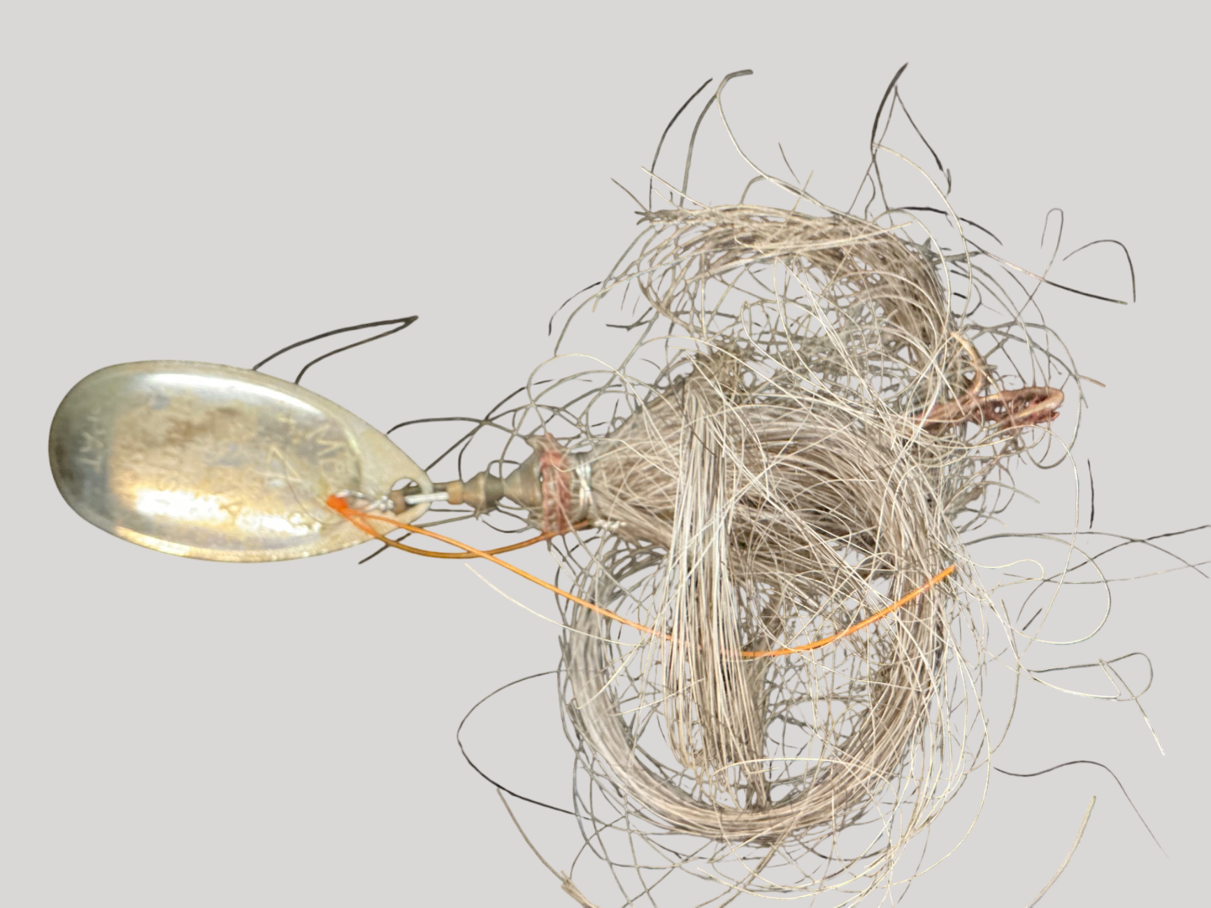 Mepps Aglia Spinner – Size 3 – Dressed Treble – White Bucktail