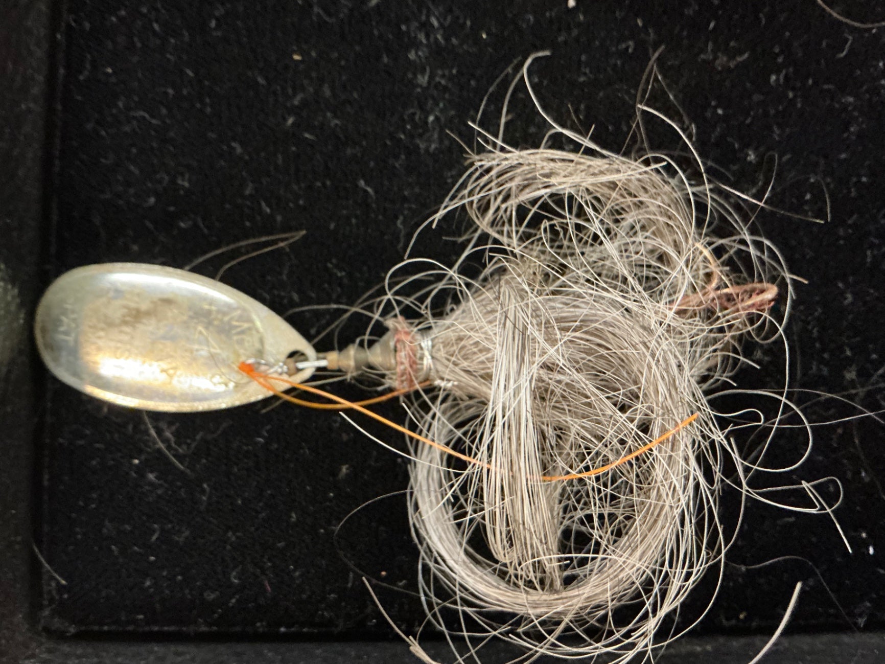 Mepps Aglia Spinner – Size 3 – Dressed Treble – White Bucktail