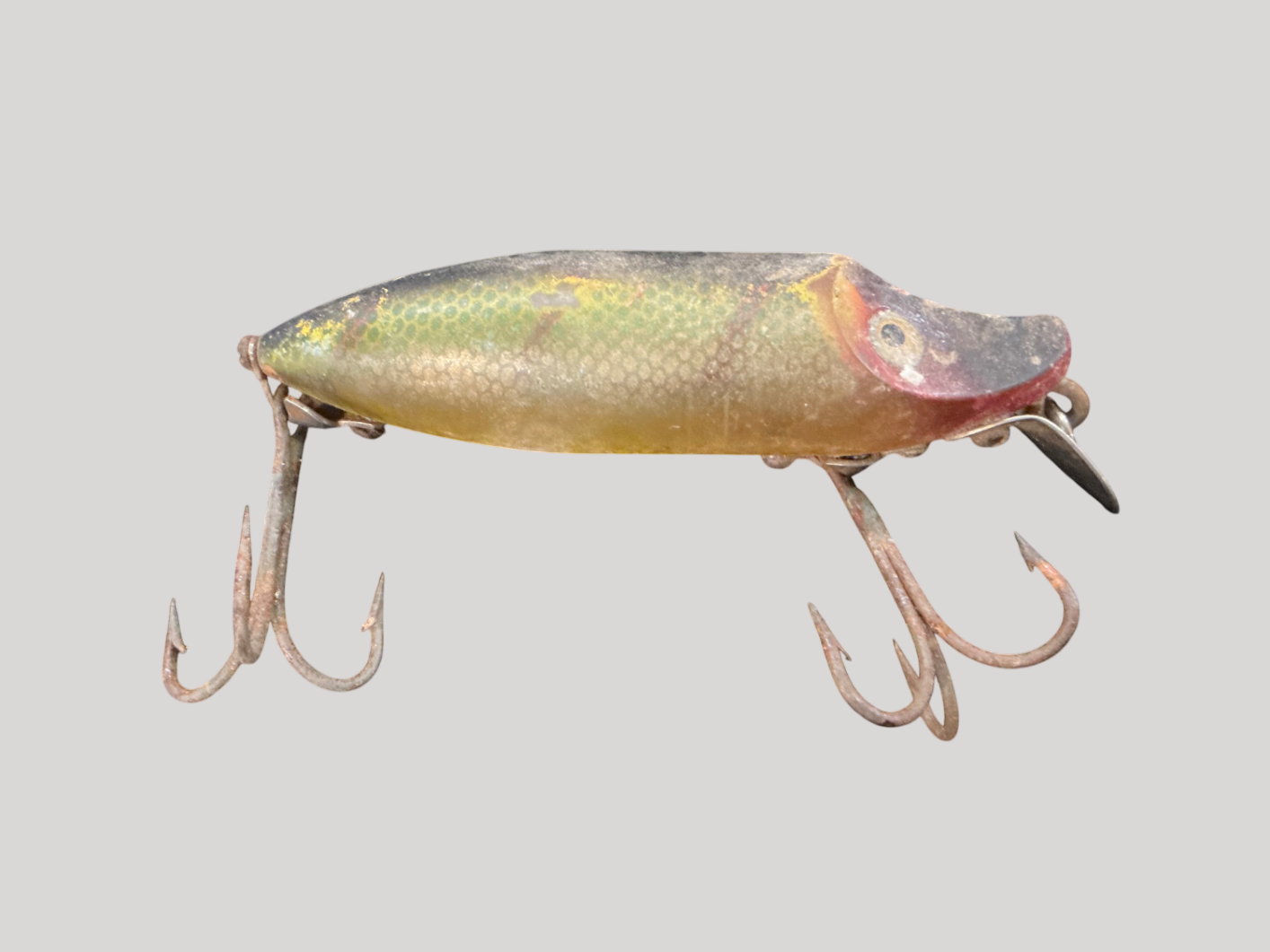 Vintage South Bend Bass-Oreno – Perch Finish – 1940s