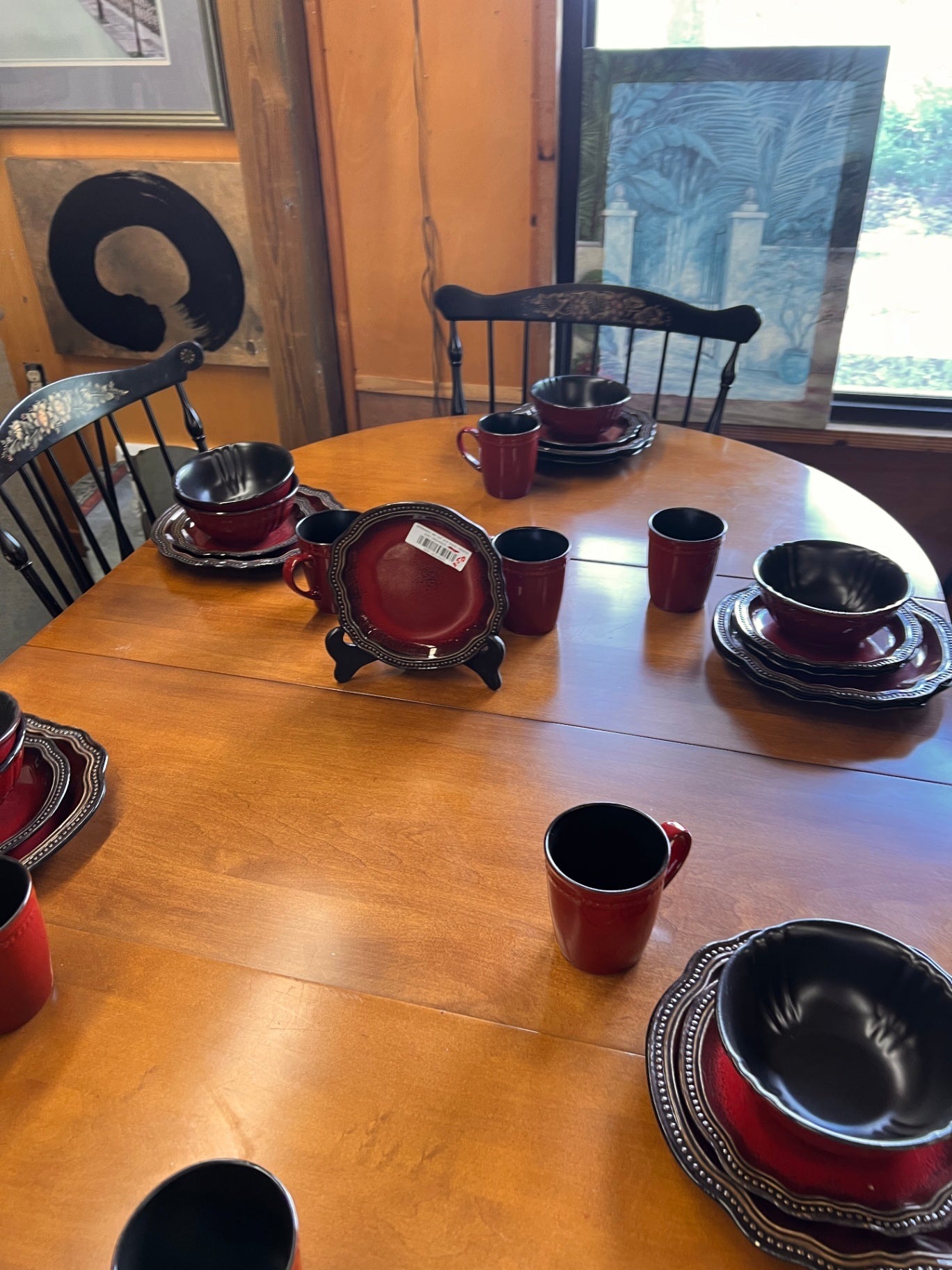 Hitchcock Table With 6 Chairs