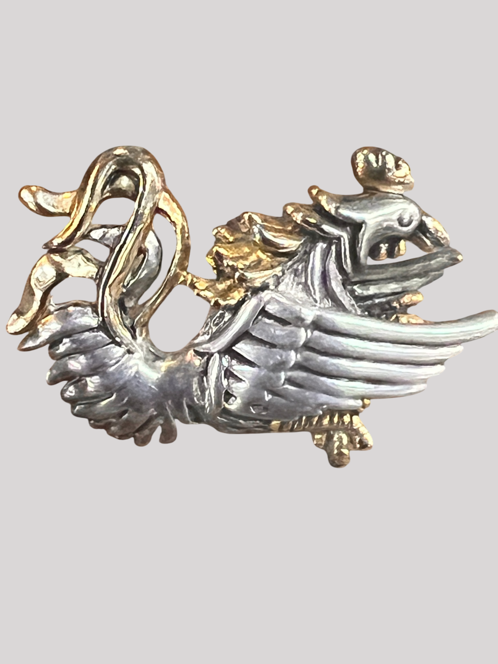 Vintage Silver Gamecock Brooch – USC Gamecocks Sir Big Spur–Inspired Fighting Rooster Pin