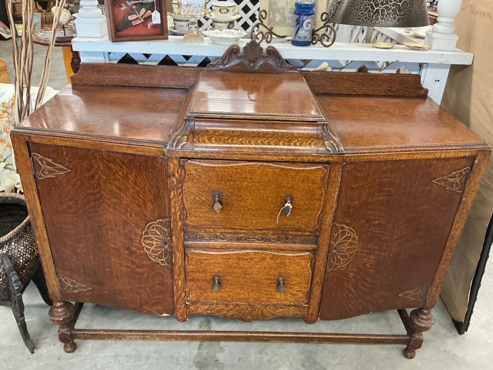 Antique sideboard/buffet
