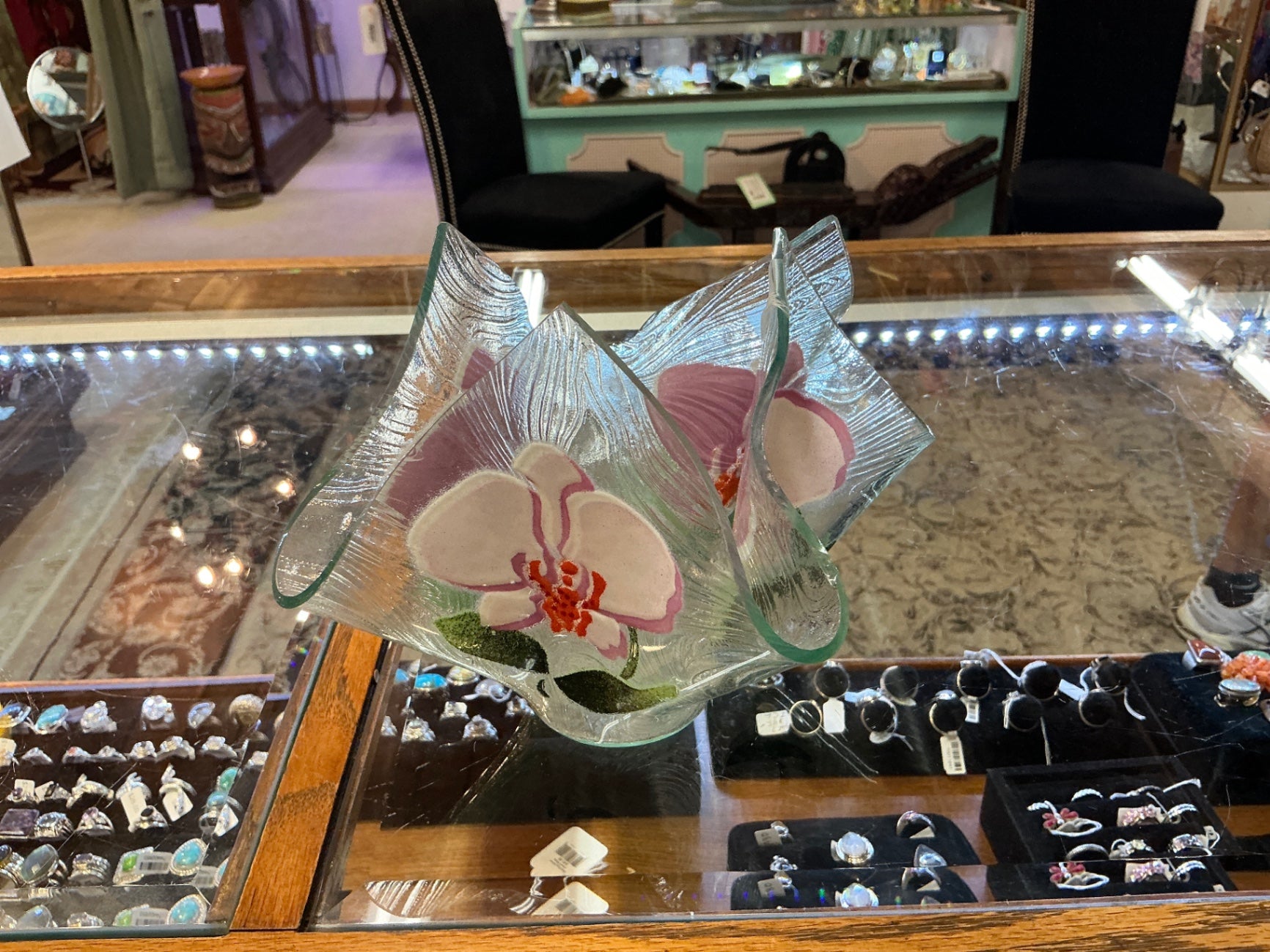 Glass Floral Vase