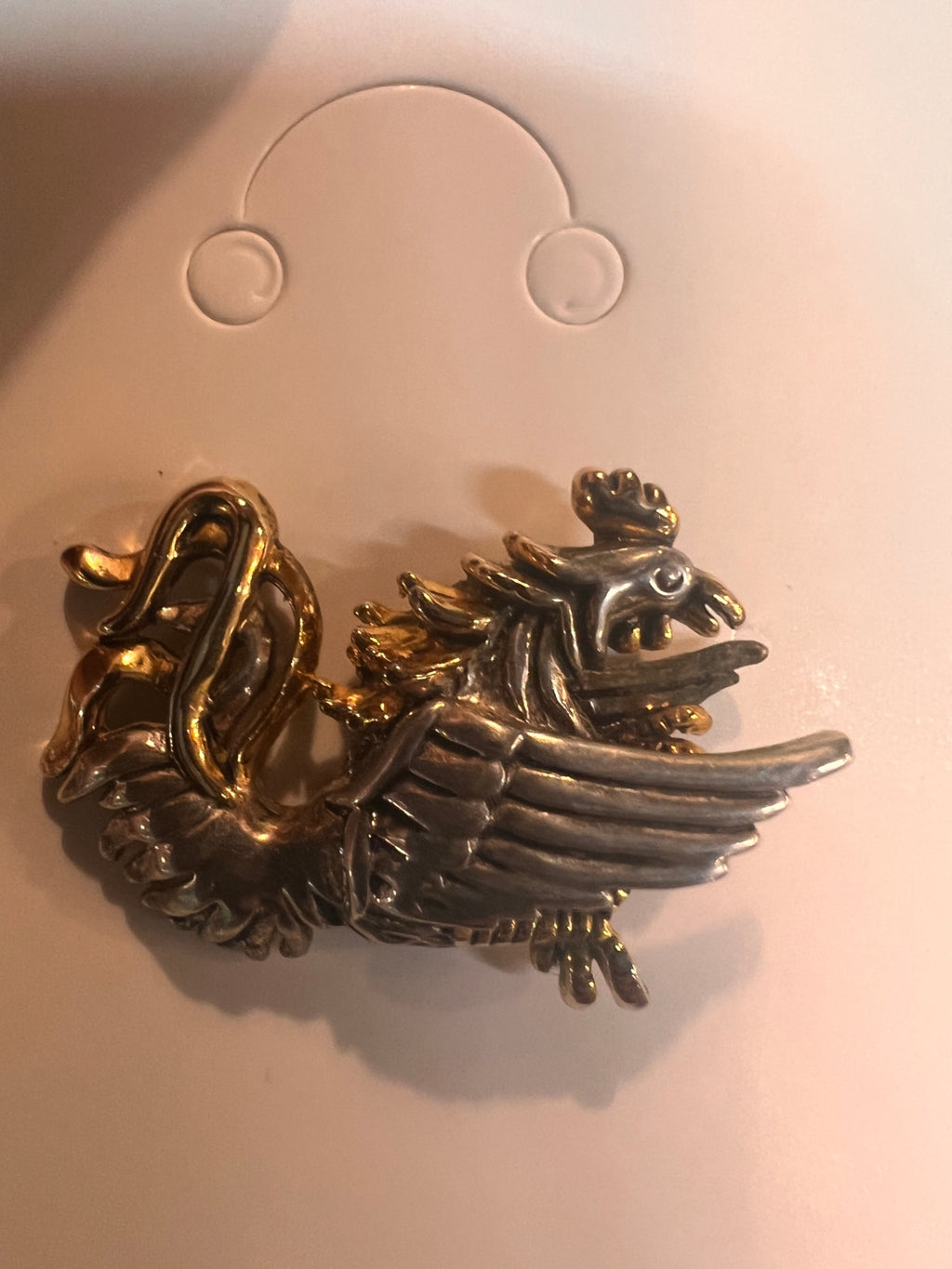 Vintage Silver Gamecock Brooch – USC Gamecocks Sir Big Spur–Inspired Fighting Rooster Pin