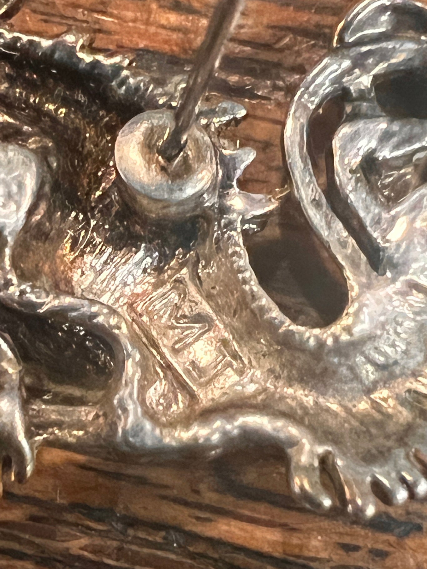 Vintage Silver Gamecock Brooch – USC Gamecocks Sir Big Spur–Inspired Fighting Rooster Pin