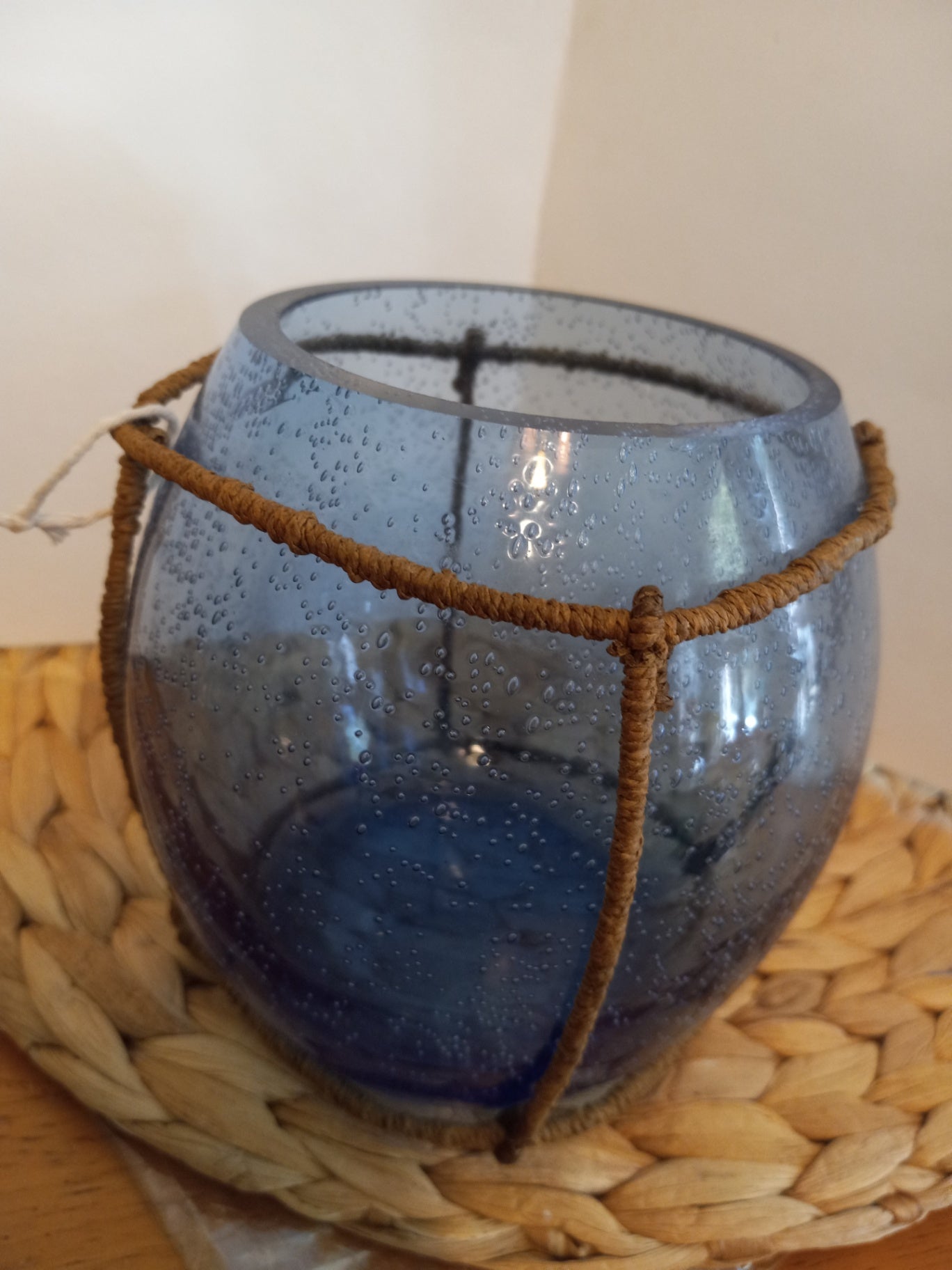 Glass ball tea light dsc