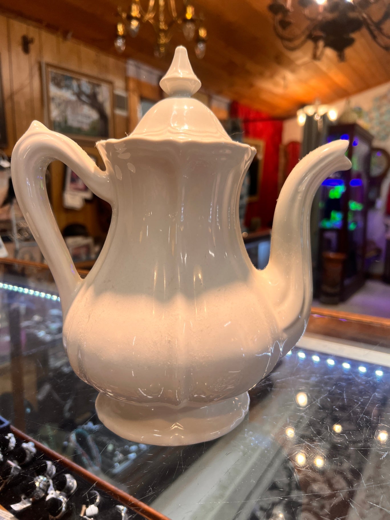 Red Cliffs Brownstone Tea Pot