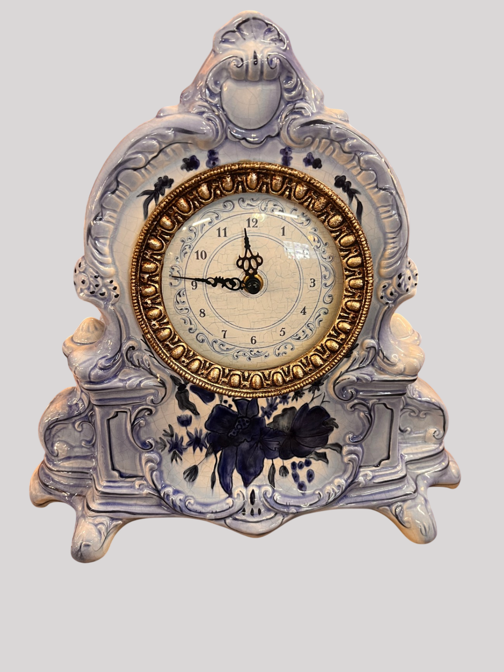 Porcelain Mantle Clock