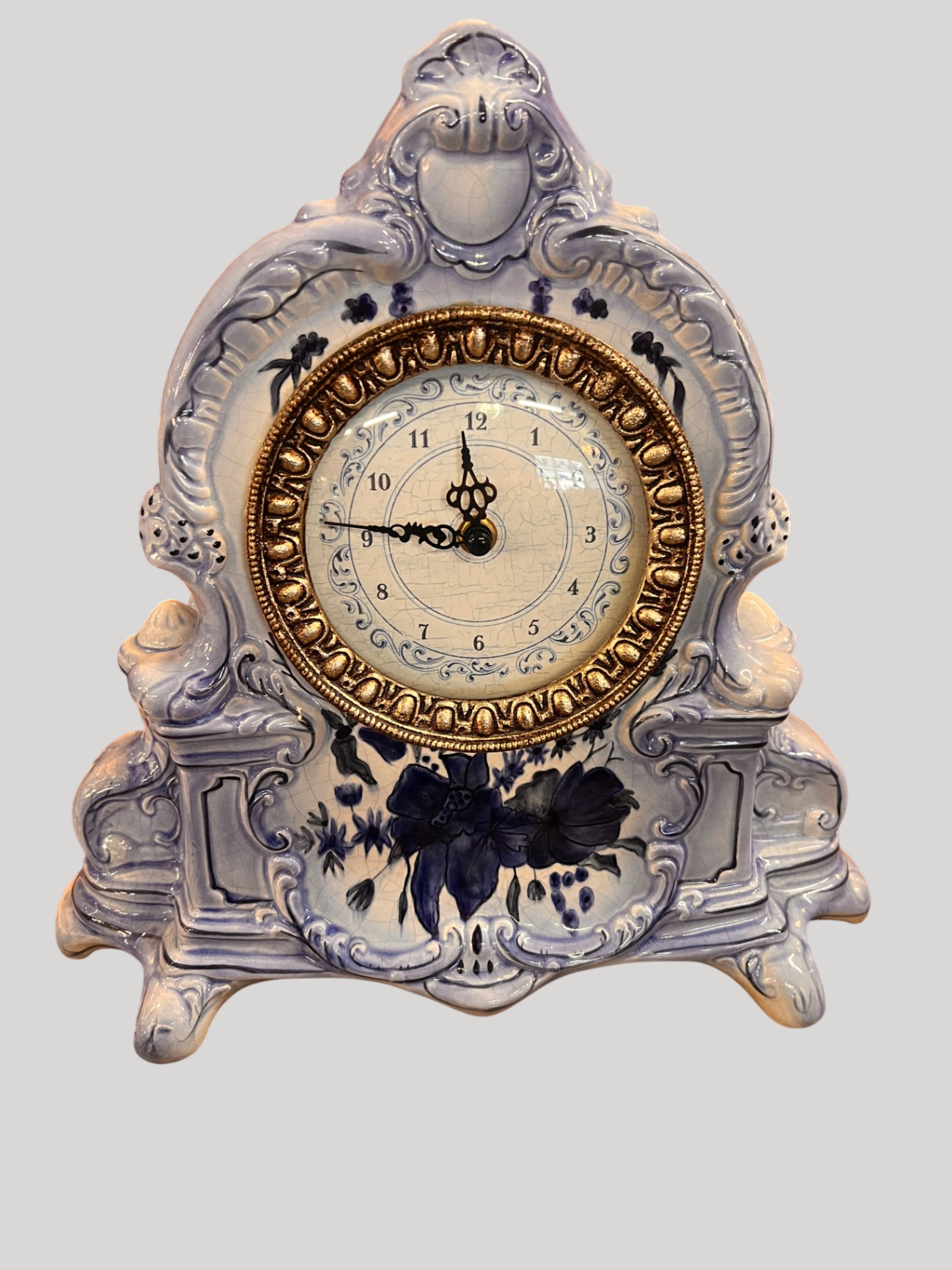 Porcelain Mantle Clock