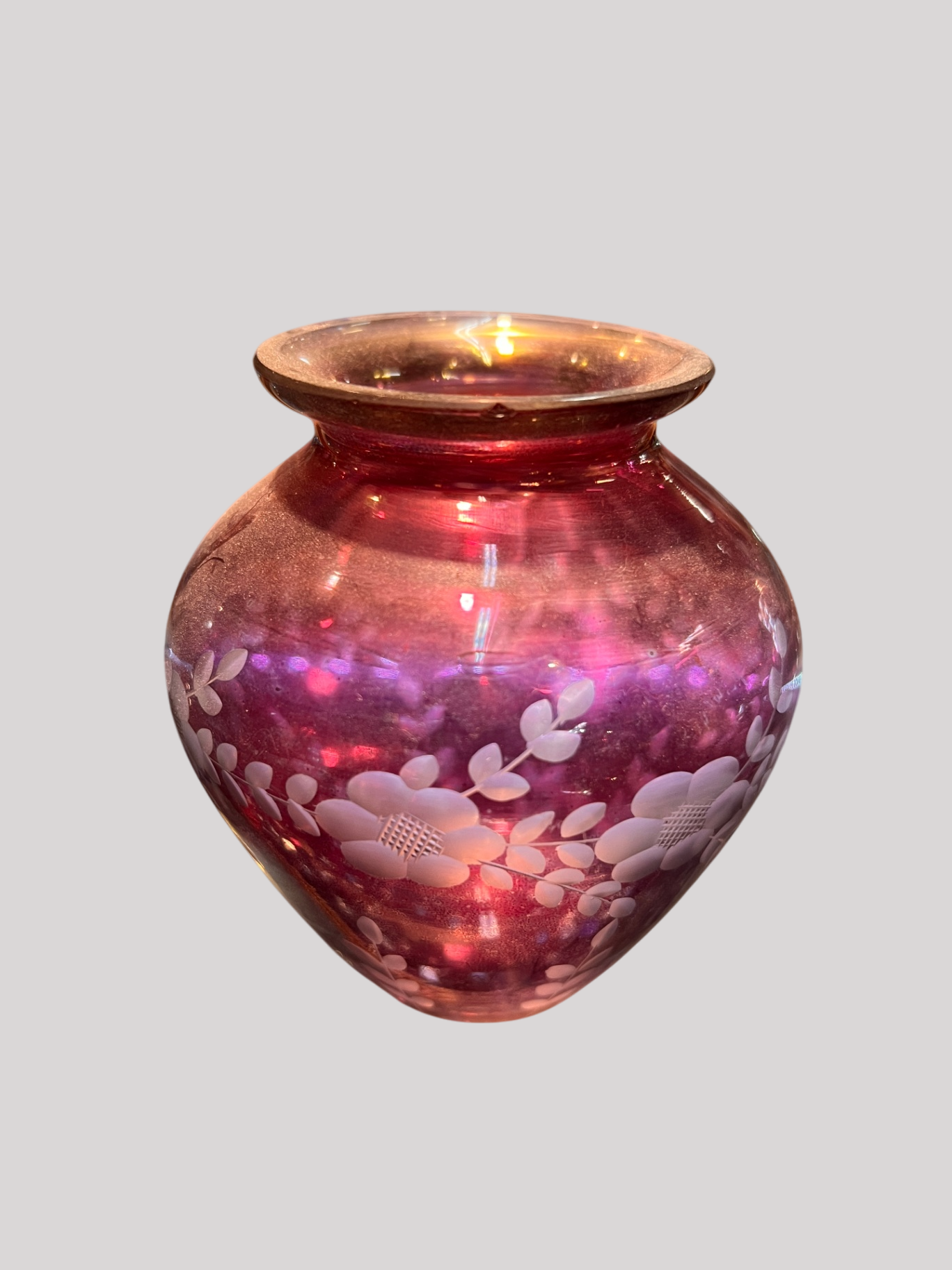 Cut Glass Vase