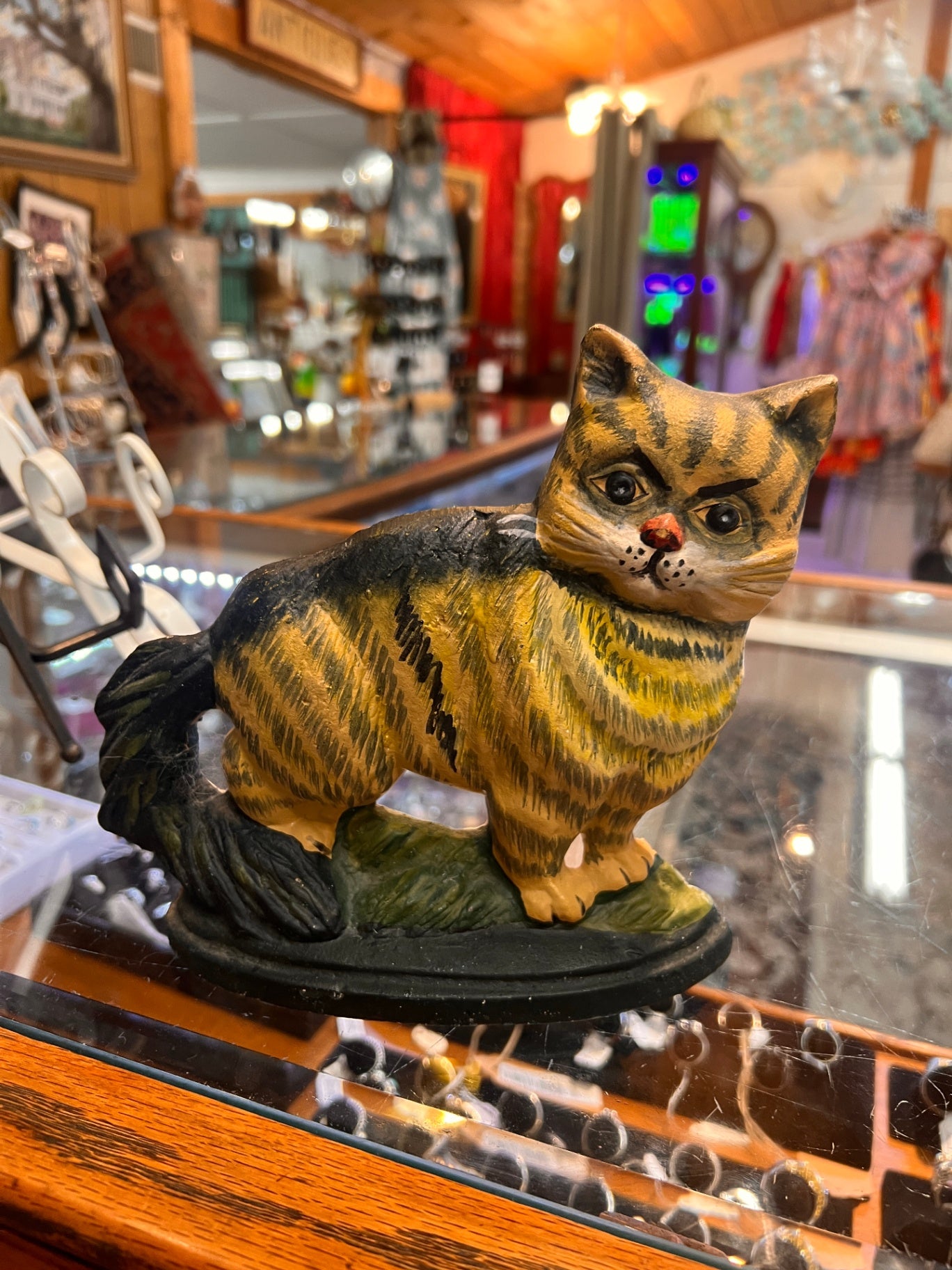 Cast Iron Cat Door Stop