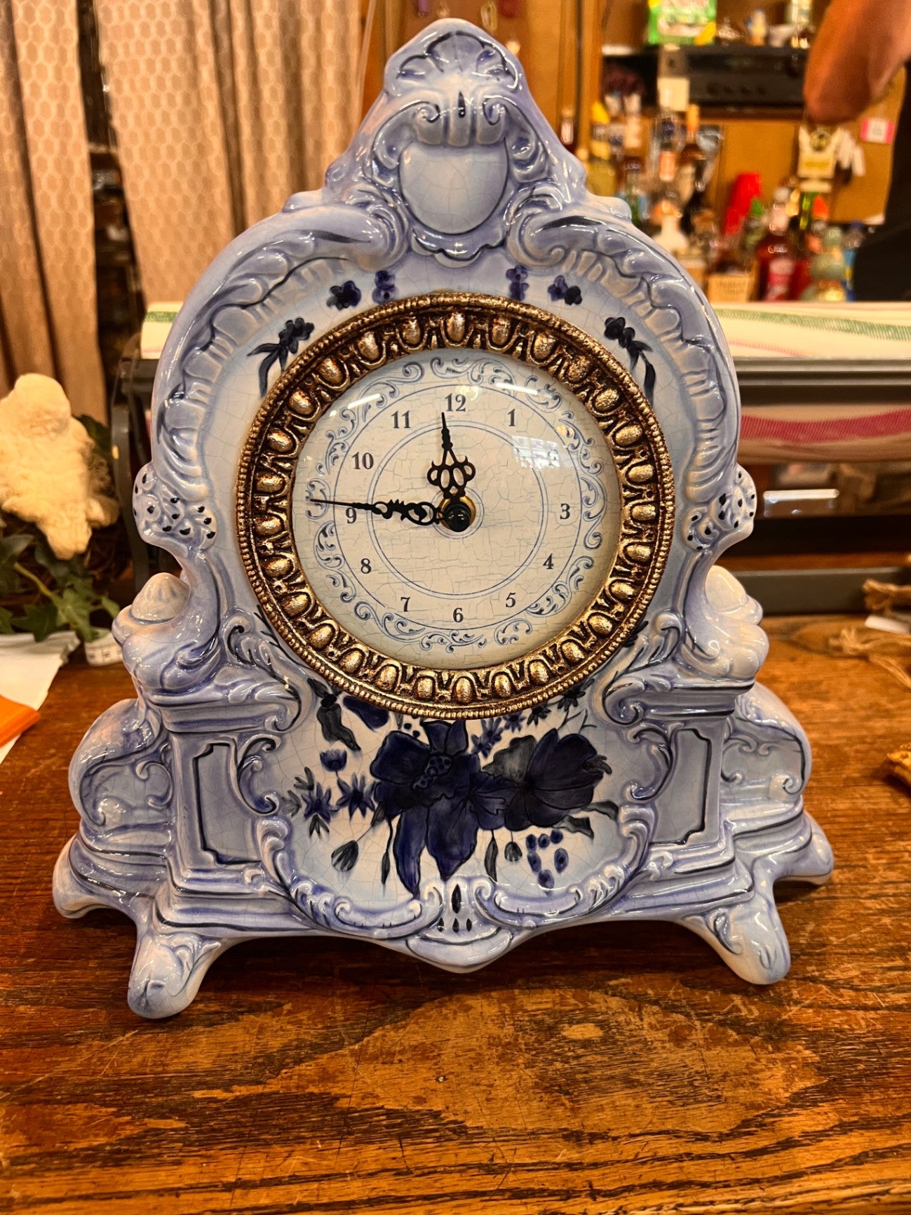 Porcelain Mantle Clock