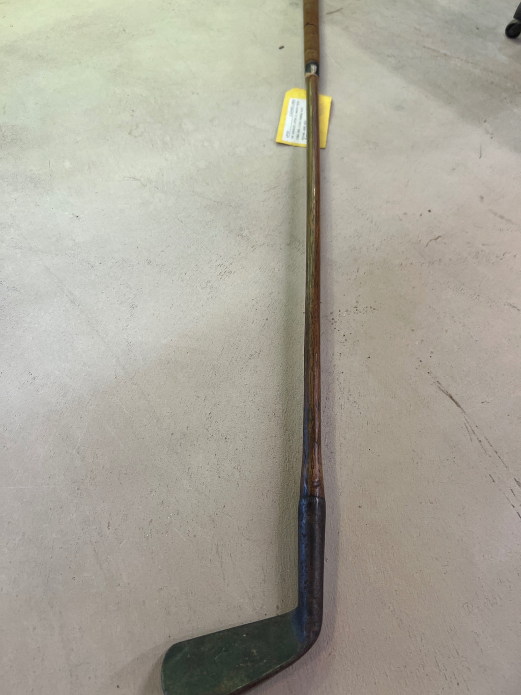 Slazenger London “Centraject” Lofter – Smooth Face Hickory Shaft, c.1895 (Original Suede Grip)