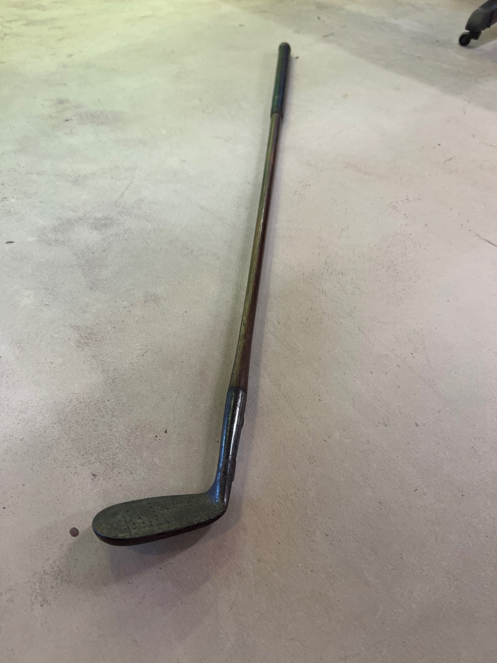 Hand forged niblick 1920s golf club